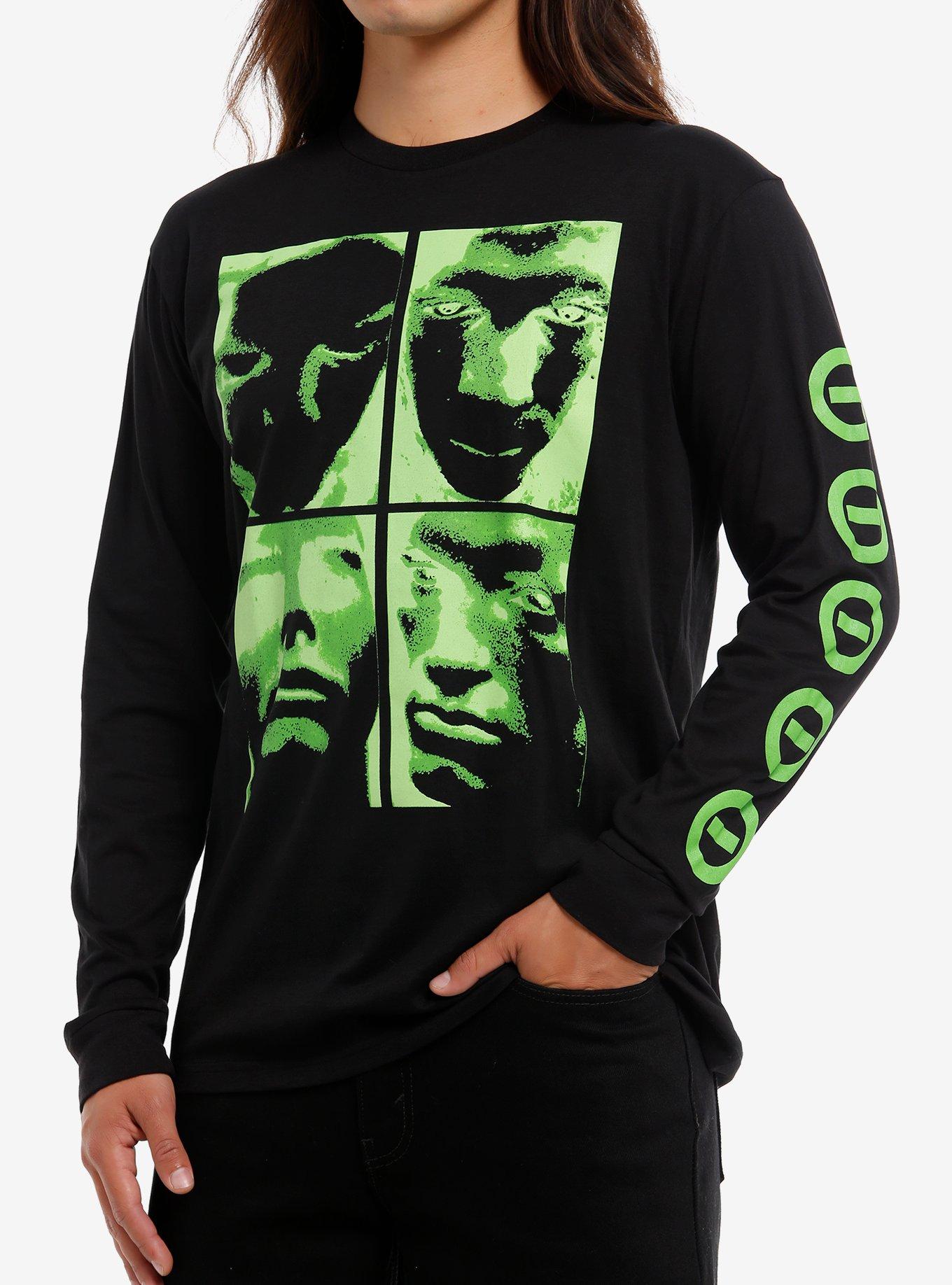 Type O Negative Face Grid Long-Sleeve T-Shirt, , hi-res