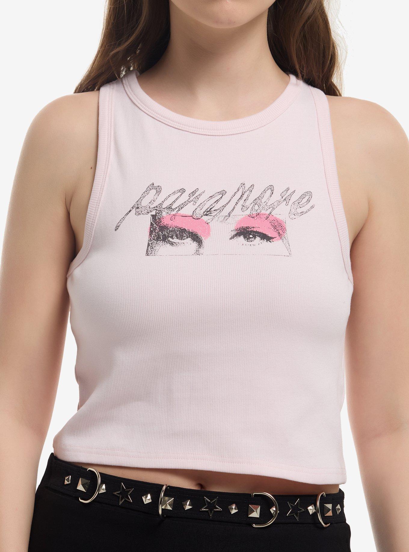 Paramore Eyes Pink Girls Tank Top, , hi-res