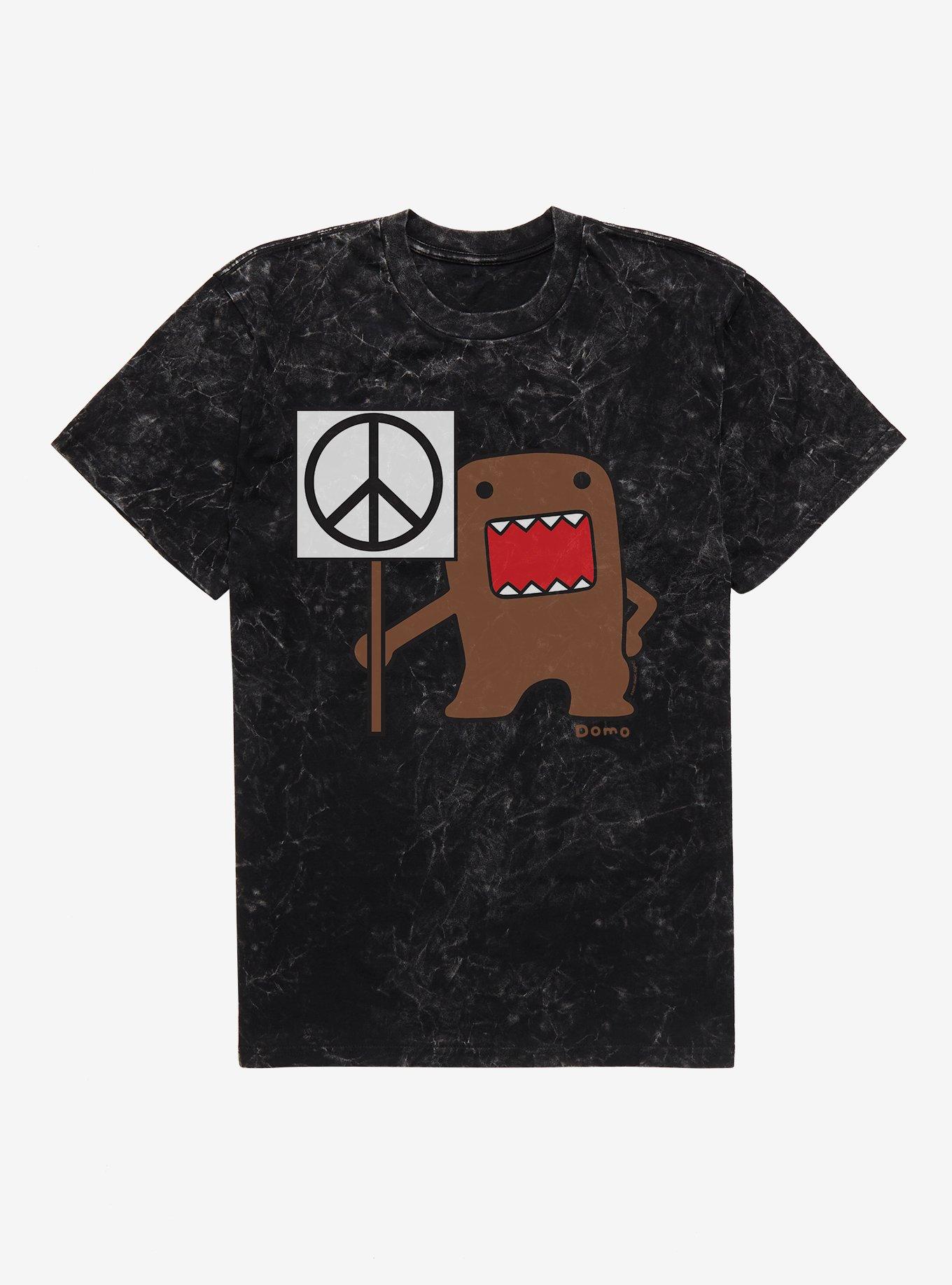Domo For Peace Mineral Wash T-Shirt, , hi-res