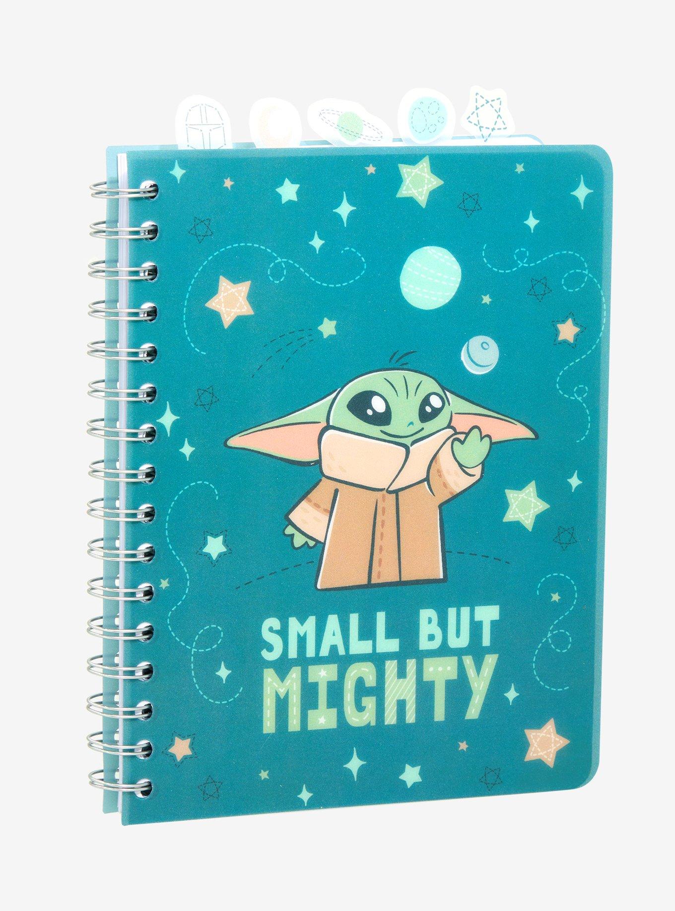 Star Wars The Mandalorian Grogu & Planets Figural Tab Journal - BoxLunch Exclusive, , hi-res