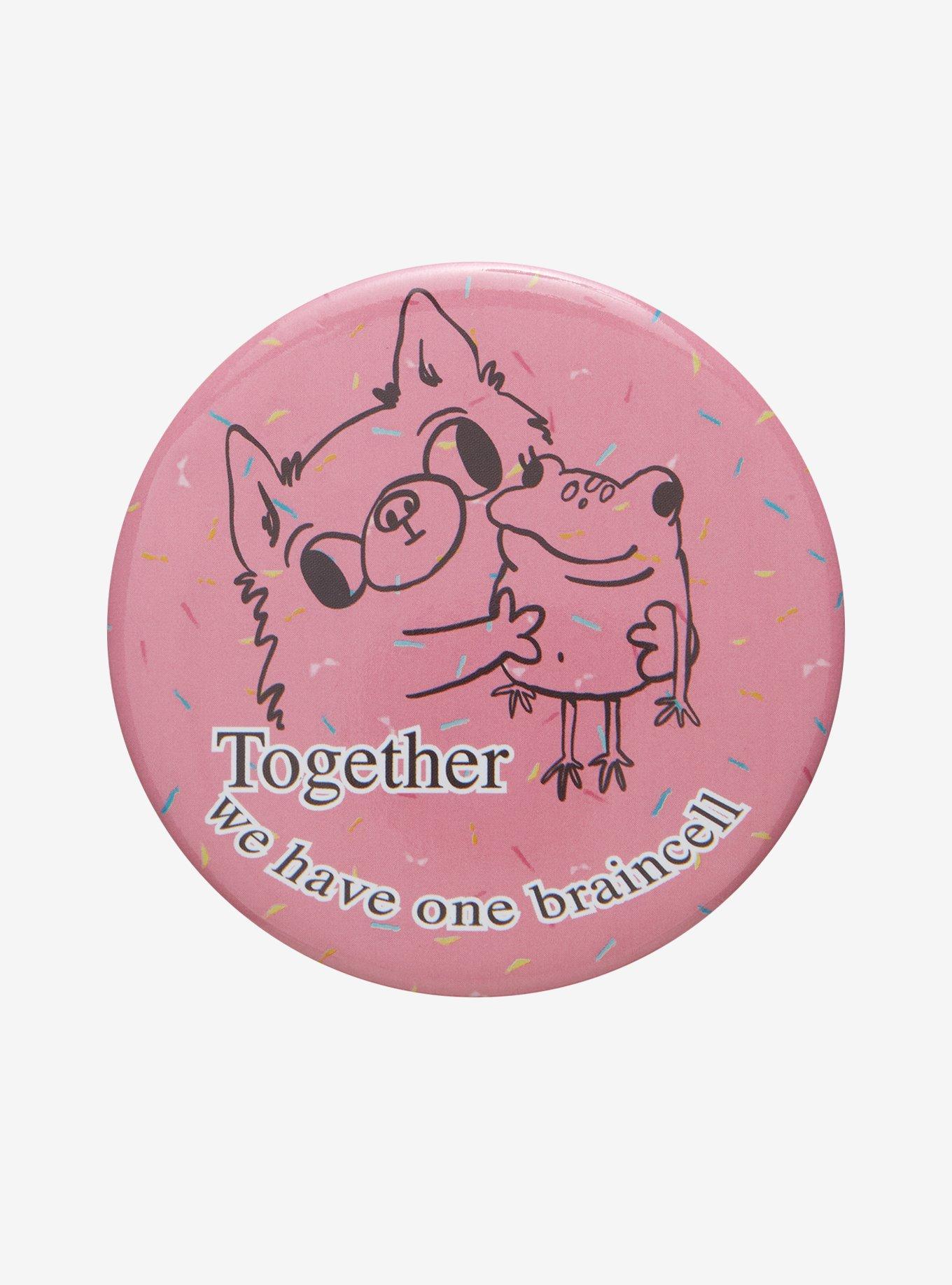 One Shared Brain Cell 3 Inch Button, , hi-res