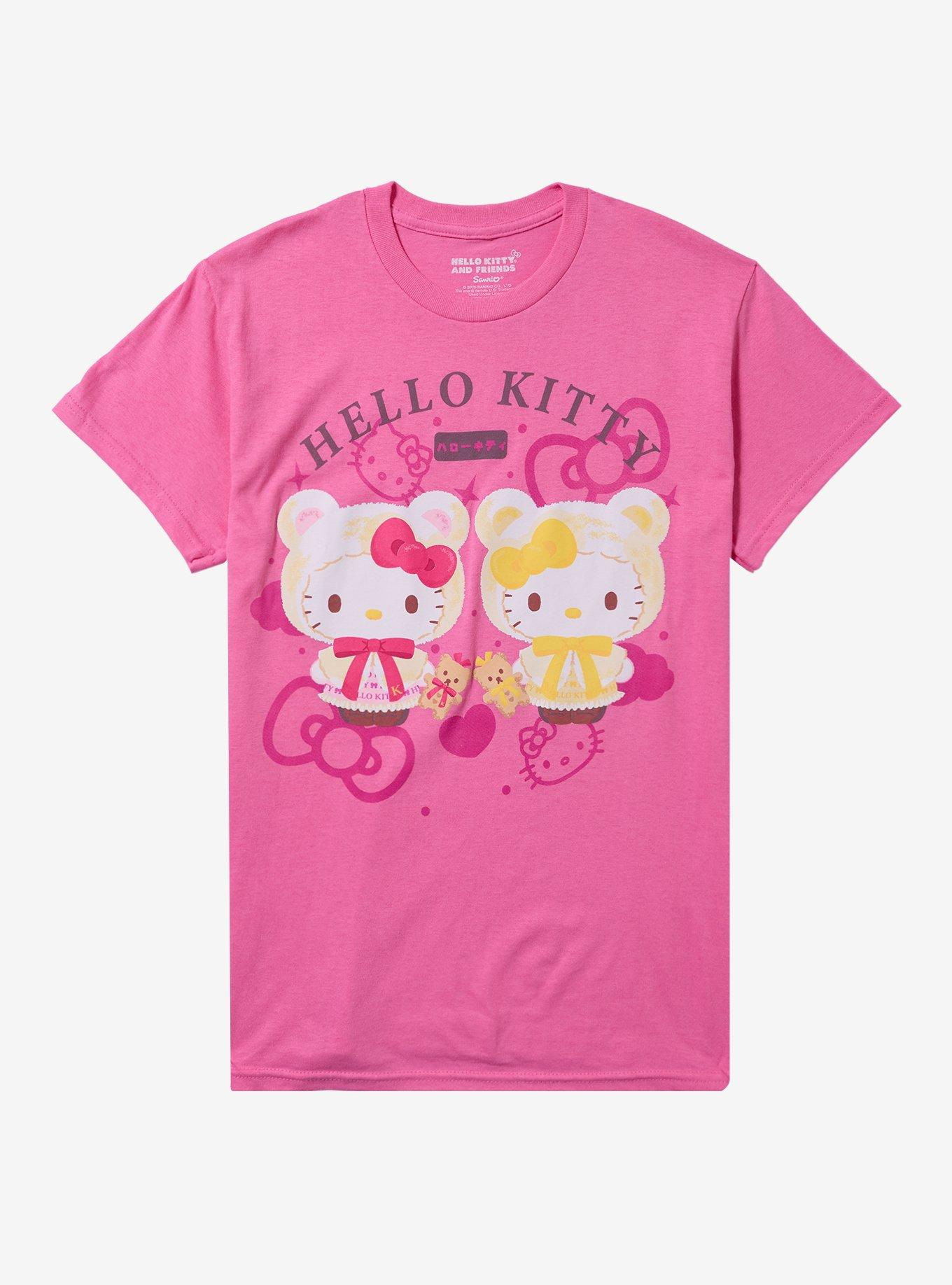 Hello Kitty & Mimmy Cozy Bear T-Shirt, , hi-res