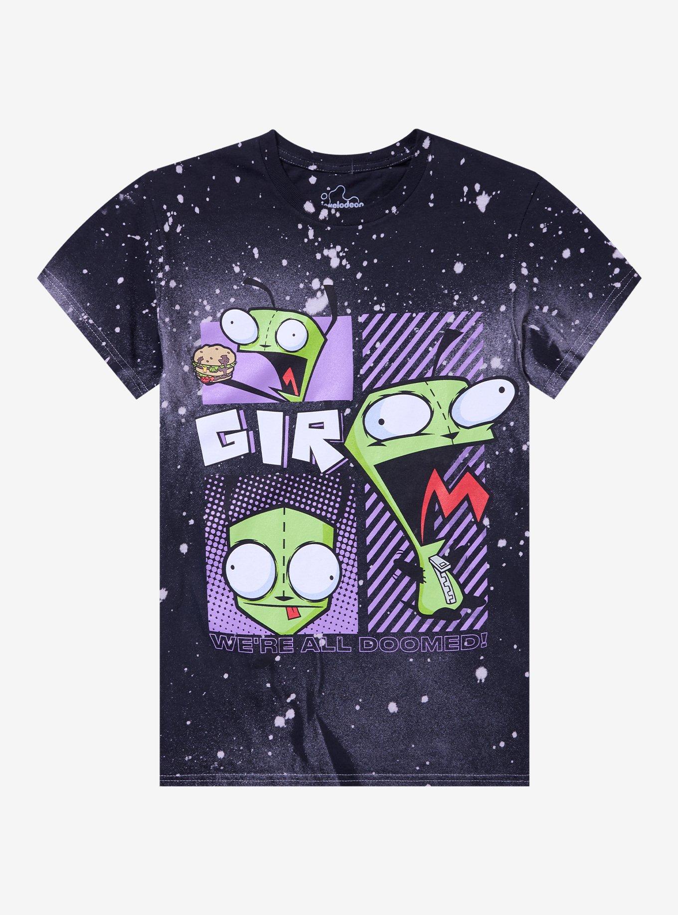 Invader Zim GIR All doomed Splatter-Dye T-Shirt, , hi-res