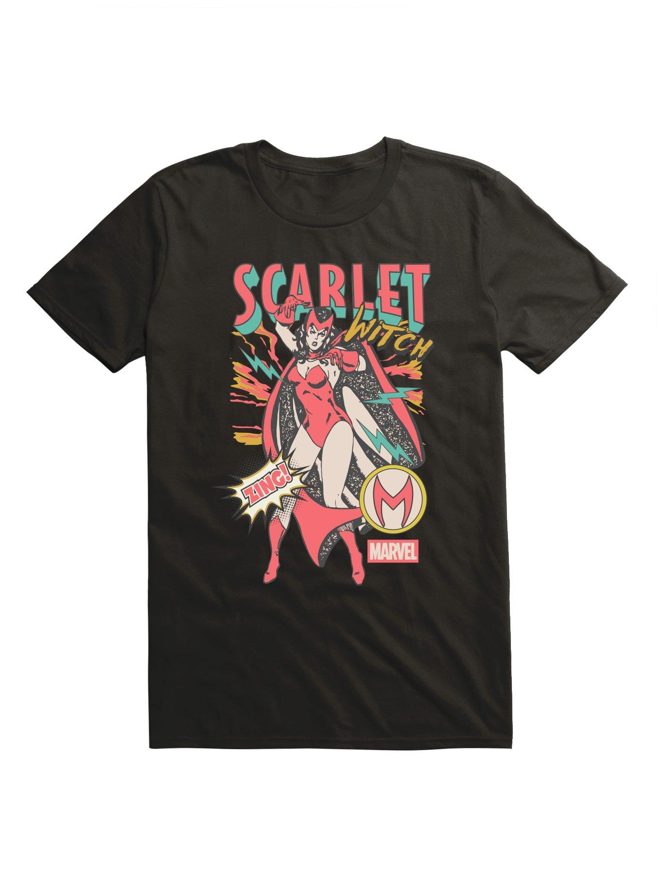 Marvel Scarlet Witch Retro Style T-Shirt, , hi-res