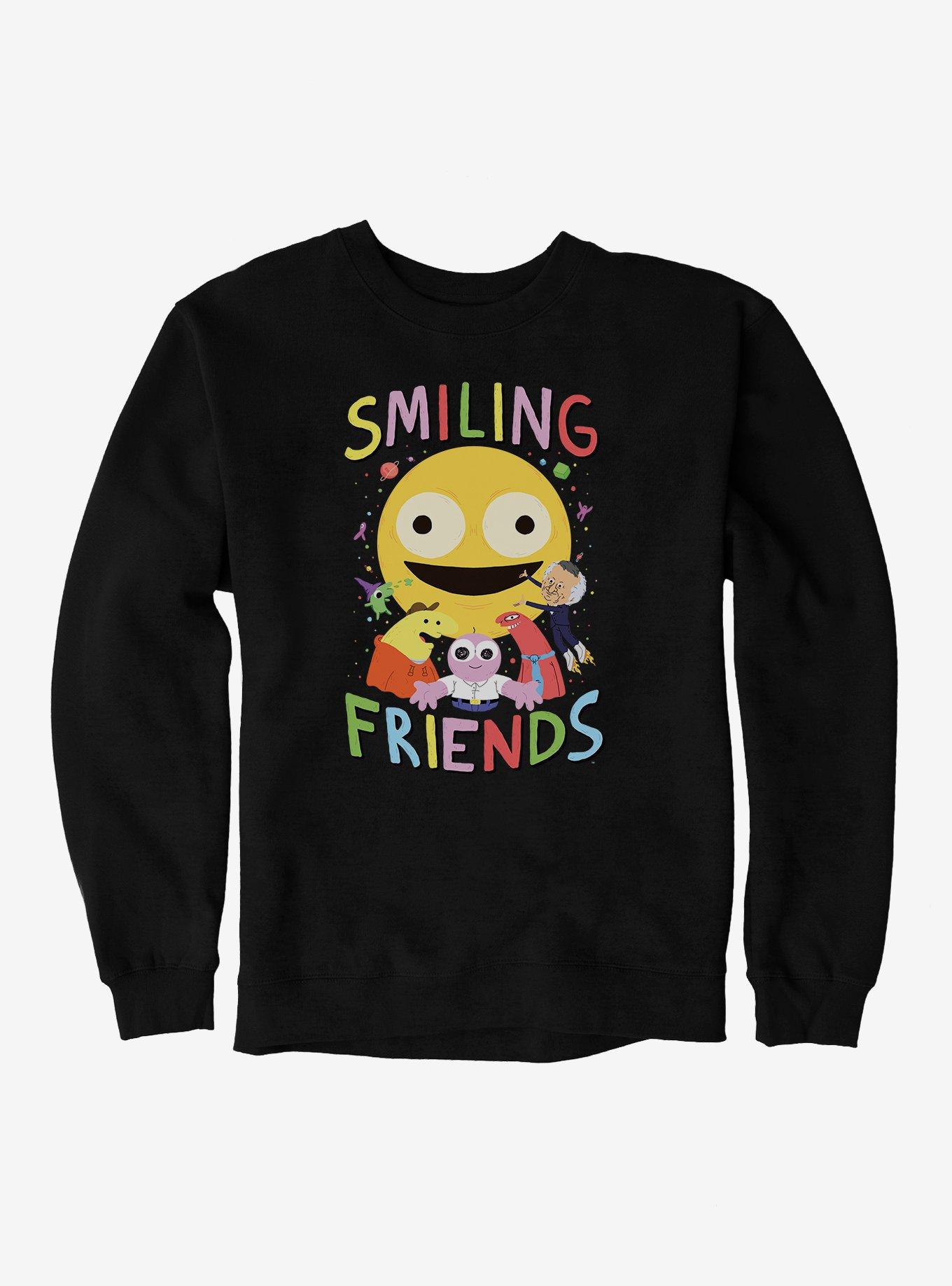 Smiling Friends Hugs All Around Sweatshirt, , hi-res
