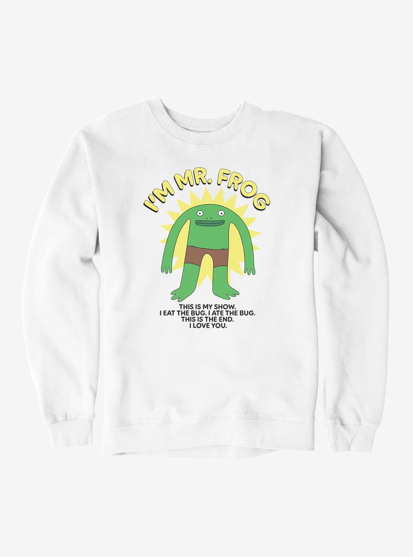 Smiling Friends I'm Mr. Frog Sweatshirt, , hi-res