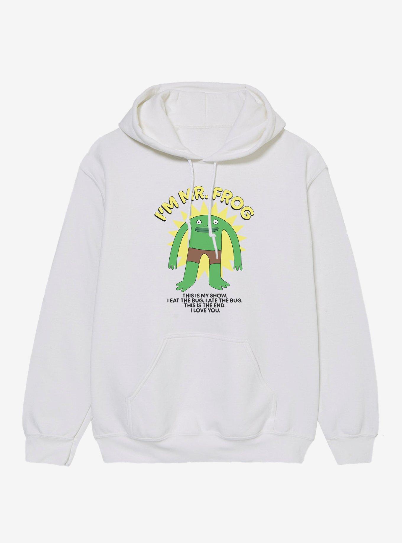 Smiling Friends I'm Mr. Frog Hoodie, , hi-res
