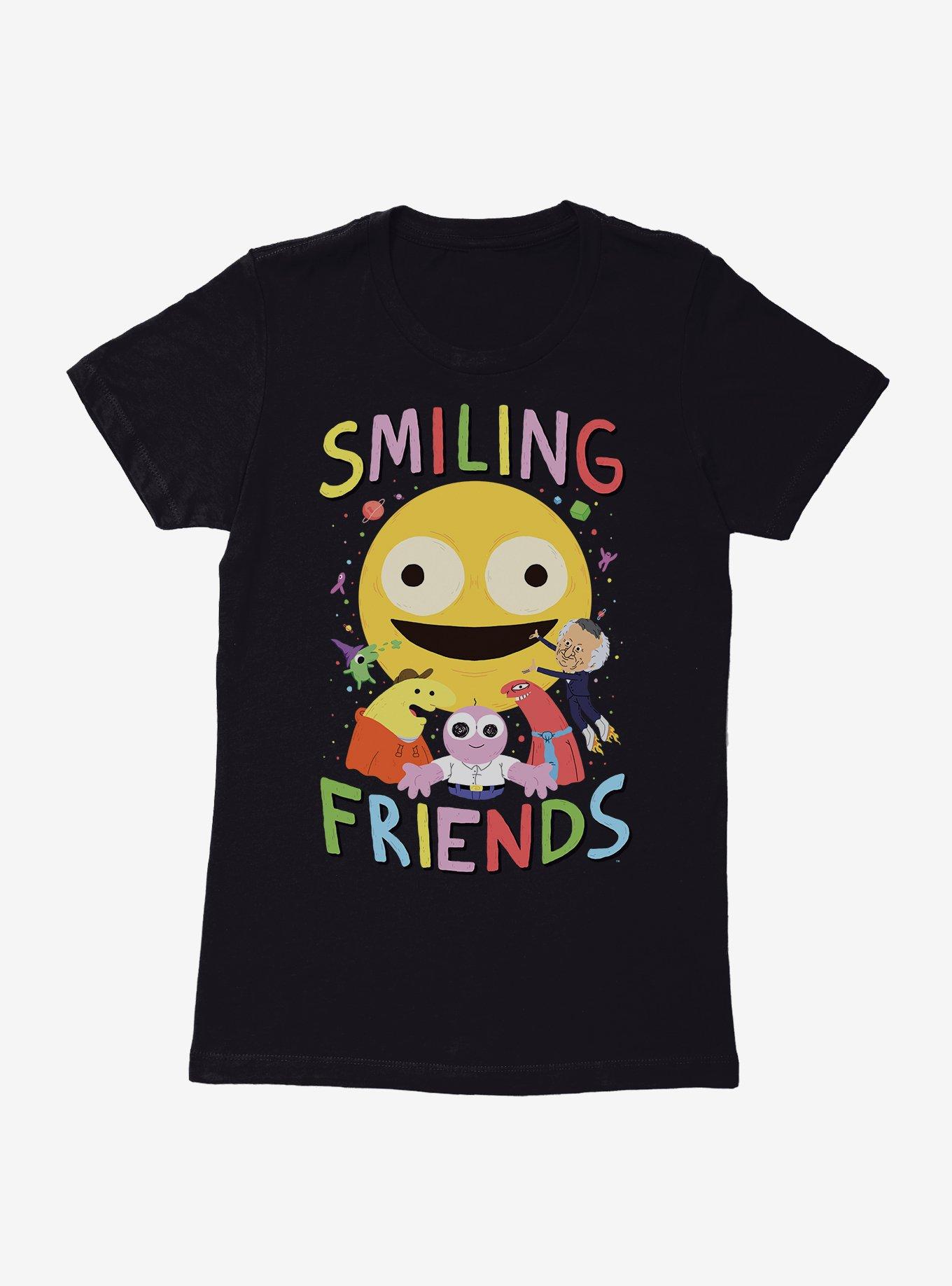 Smiling Friends Hugs All Around Womens T-Shirt, , hi-res
