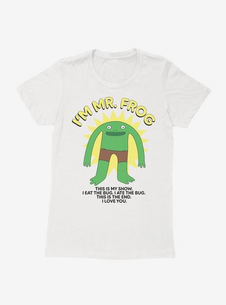 Smiling Friends I'm Frog Womens T-Shirt WHITE BoxLunch