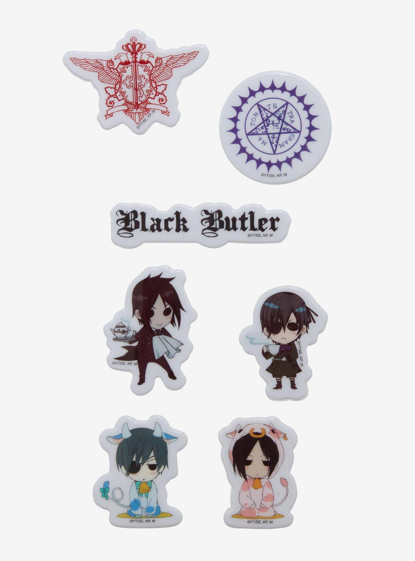 Black Butler Puffy Sticker Sheet, , hi-res