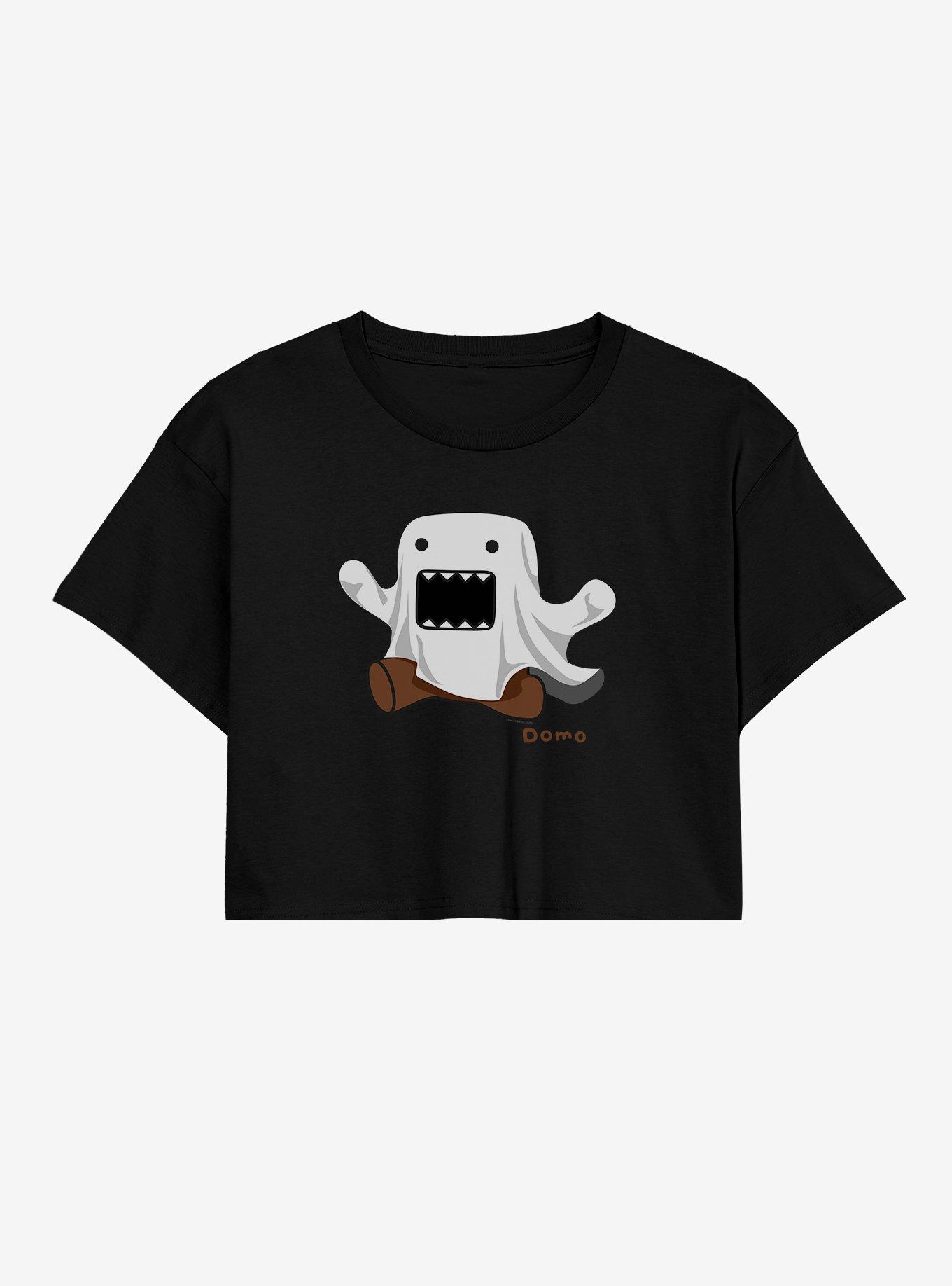 Domo Ghosty Girls Crop T-Shirt, , hi-res