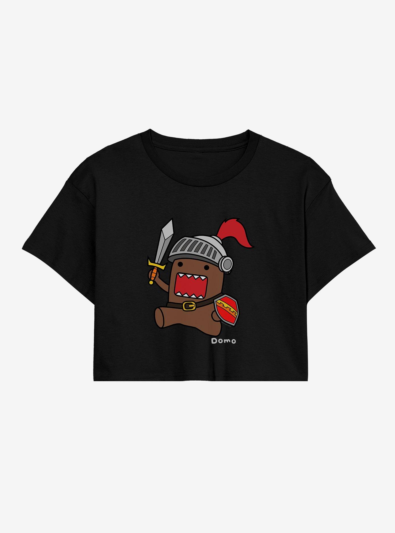 Domo Knight Girls Crop T-Shirt, , hi-res