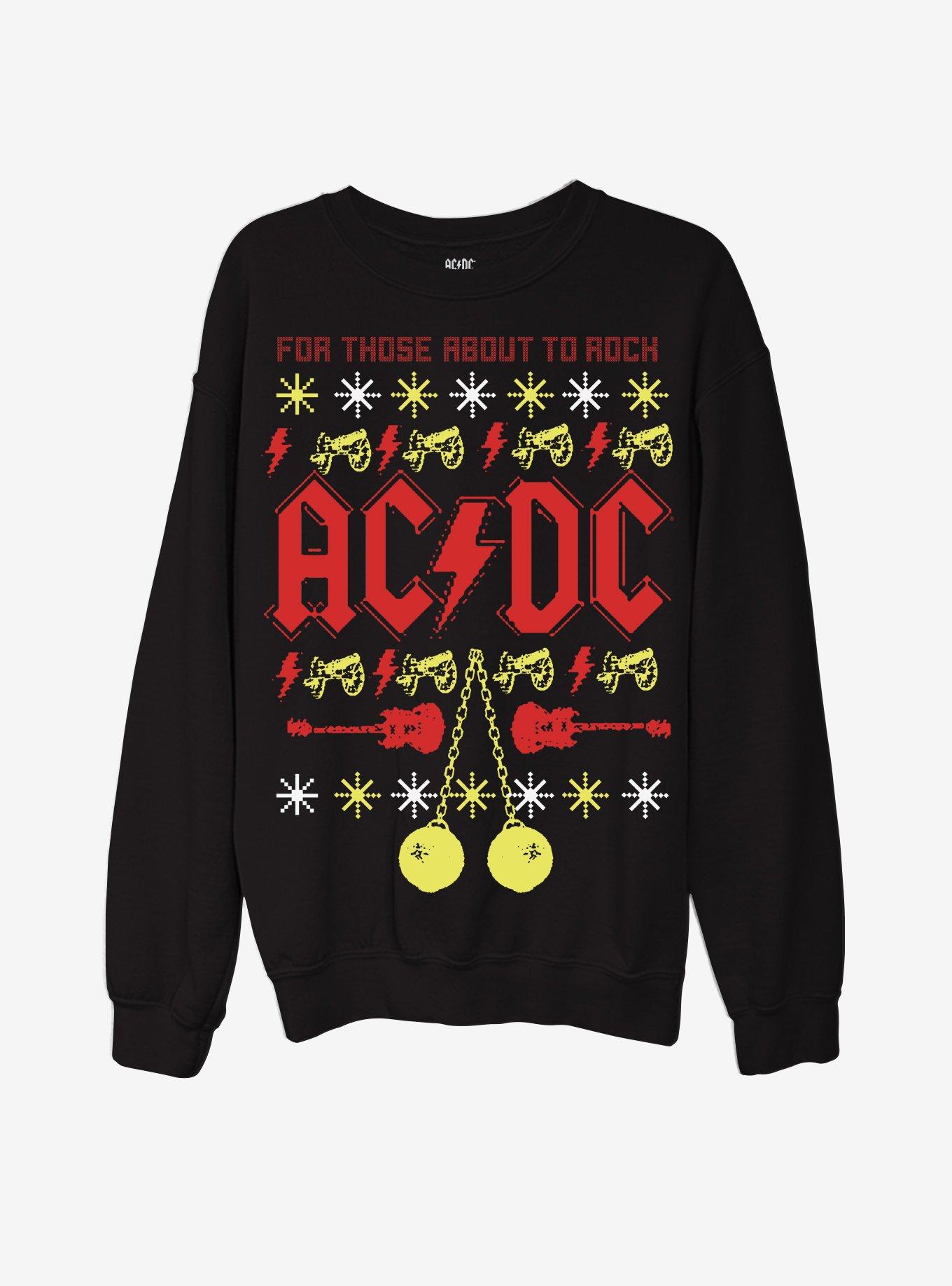 AC/DC For Those About To Rock Holiday Sweatshirt, , hi-res