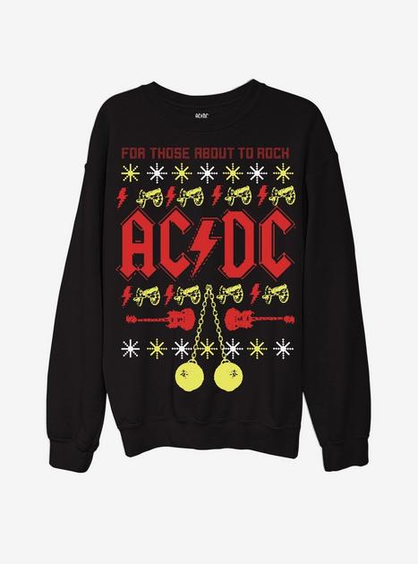 AC/DC For Those About To Rock Holiday Sweatshirt | Hot Topic