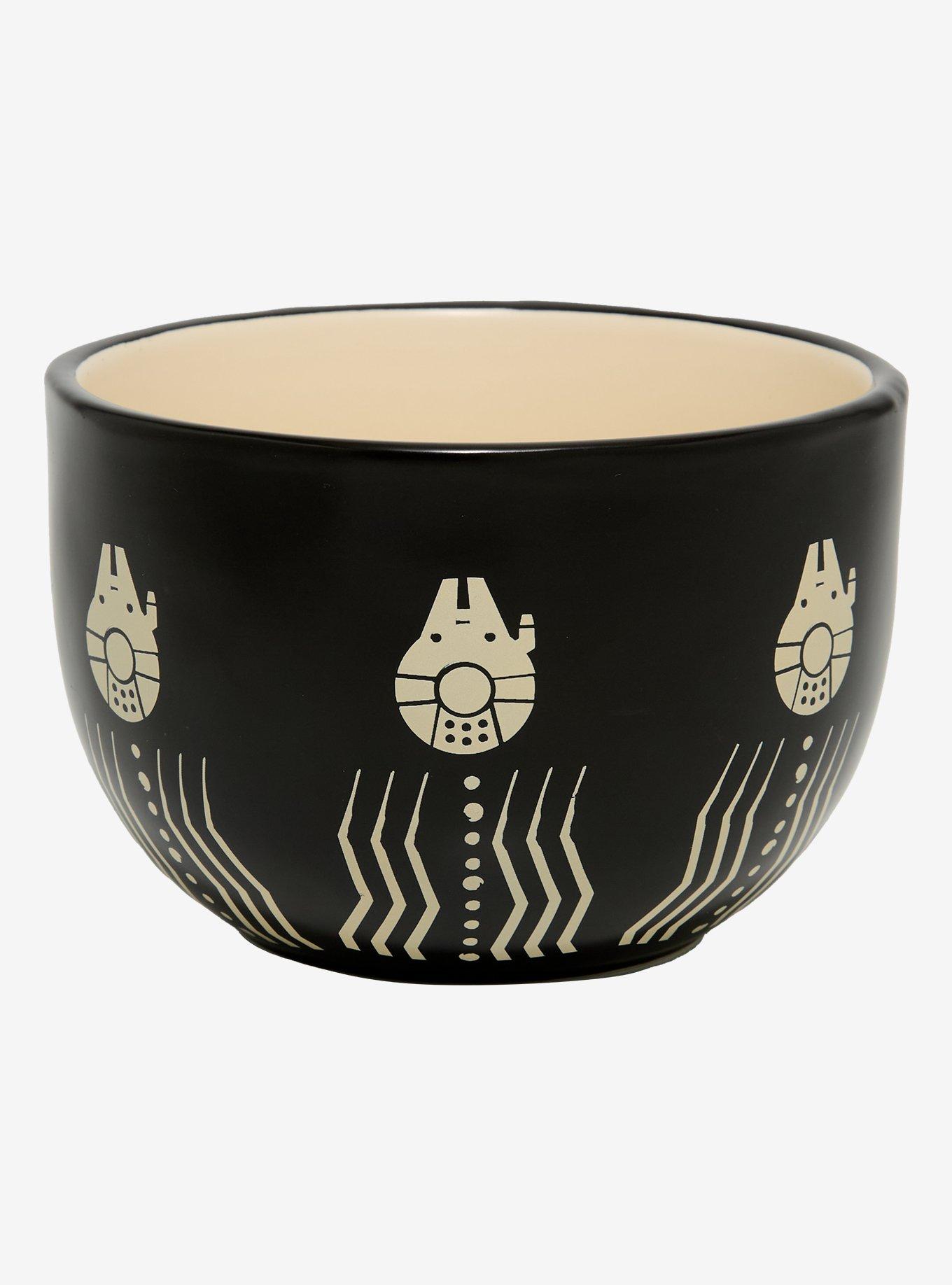 Star Wars The Millennium Falcon Tonal Print Bowl - BoxLunch Exclusive, , hi-res