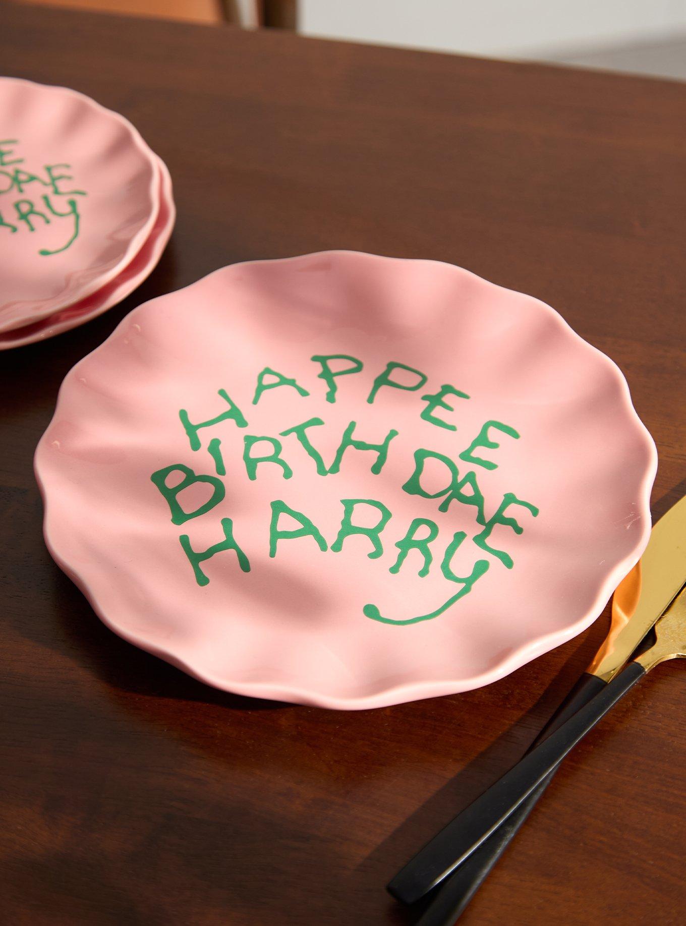 Harry Potter Happee Birthdae Harry Cake Plate &mdash; BoxLunch Exclusive, , hi-res