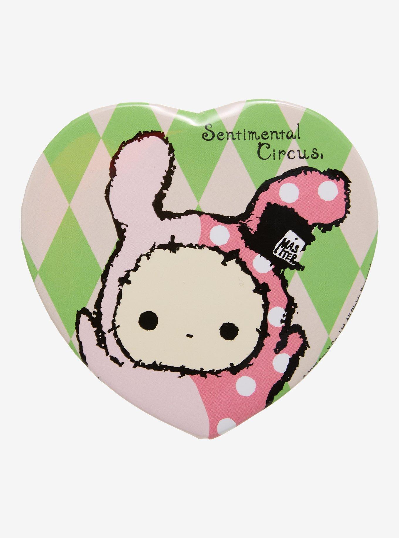 Sentimental Circus Shappo Heart 3 Inch Button, , hi-res