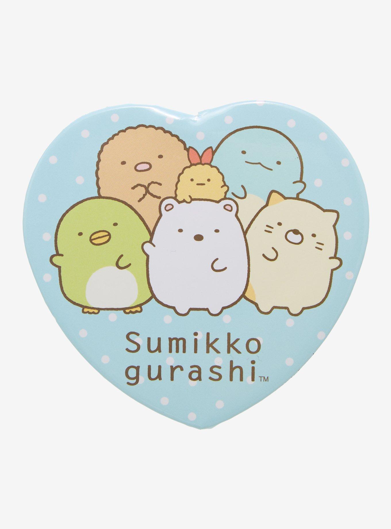 Sumikko Gurashi Group Heart Button, , hi-res