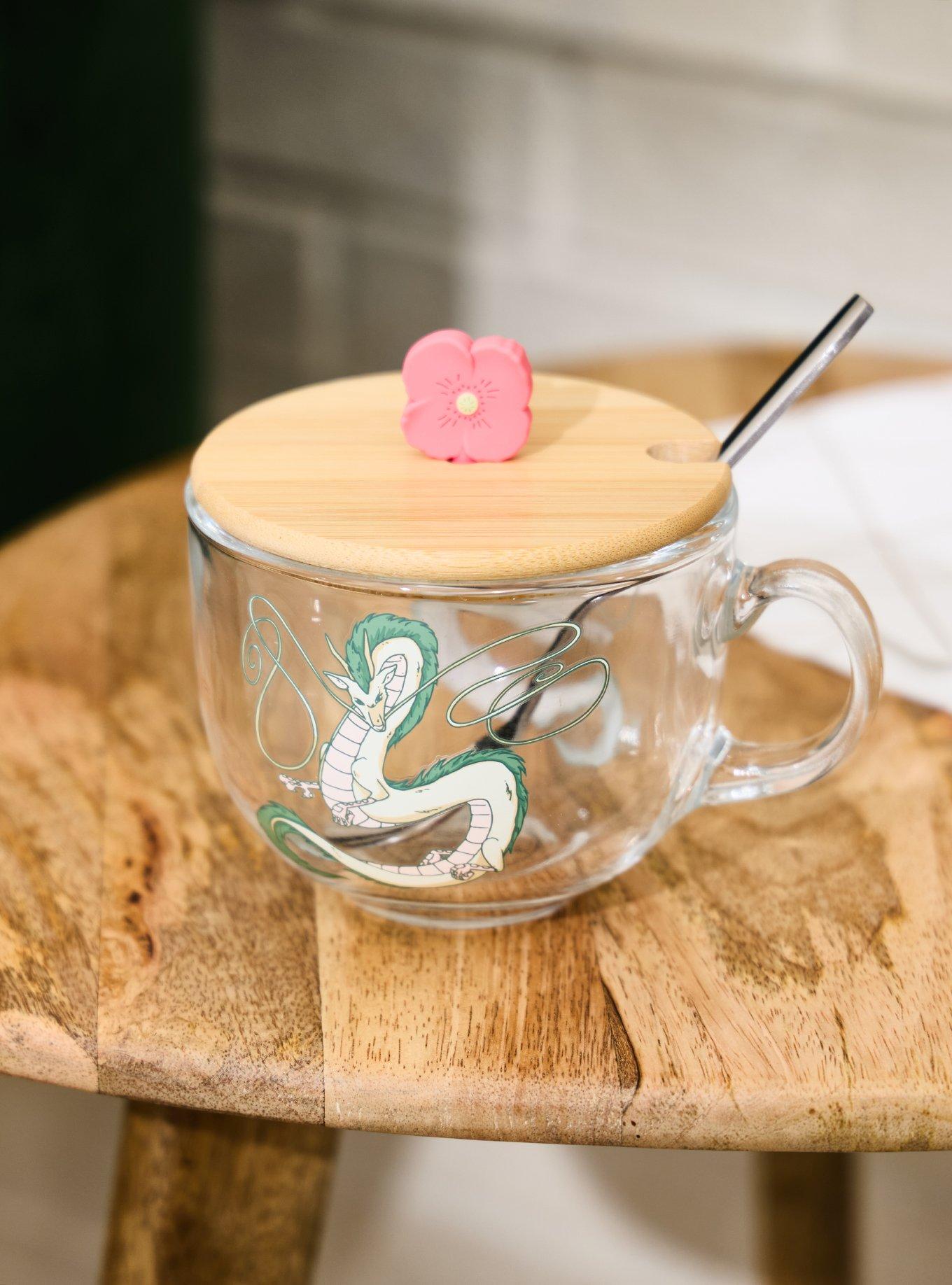 Studio Ghibli&reg; Spirited Away Haku Glass Mug With Lid, , hi-res