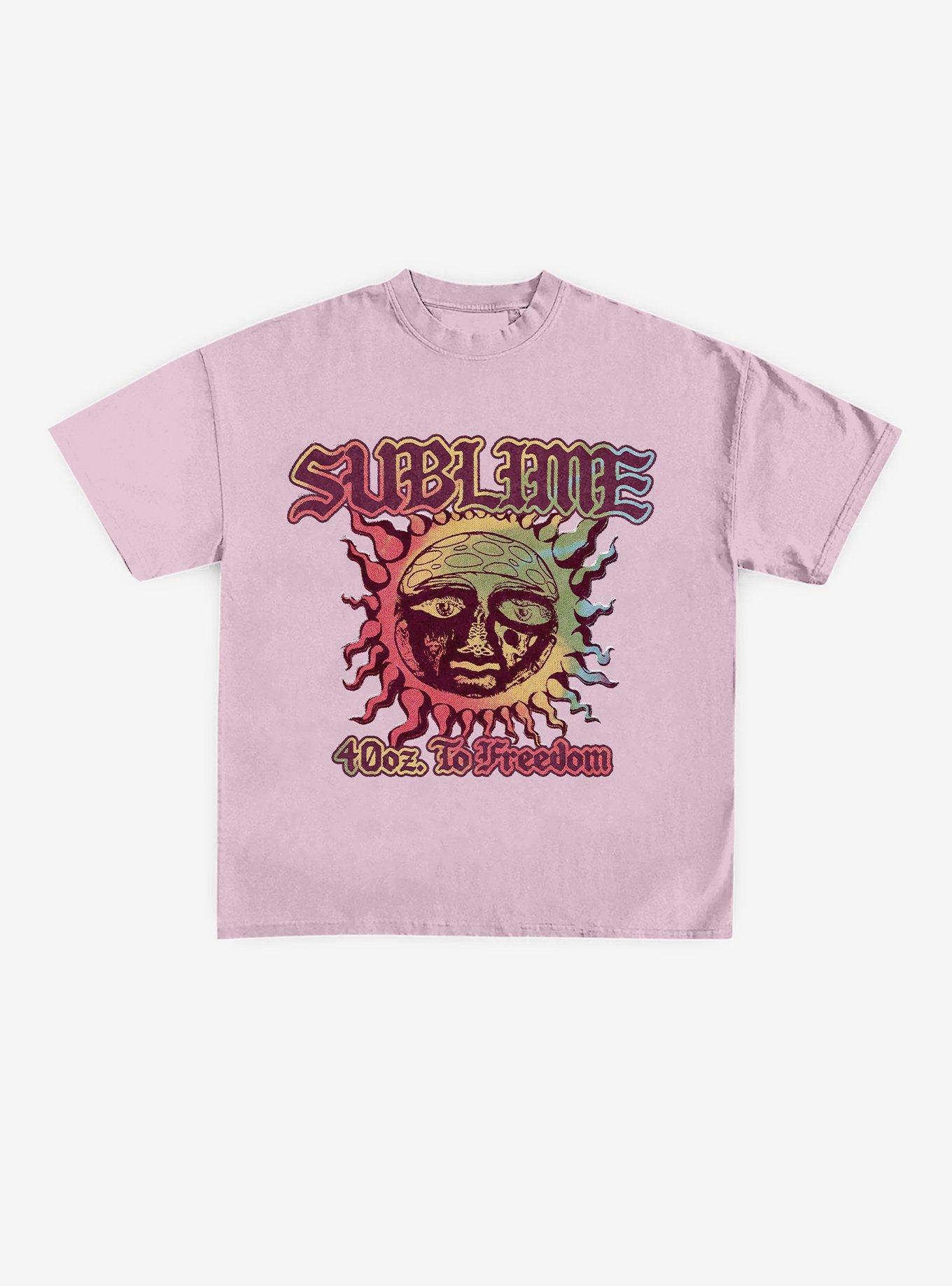 Sublime 40 Oz. To Freedom Pink T-Shirt, , hi-res
