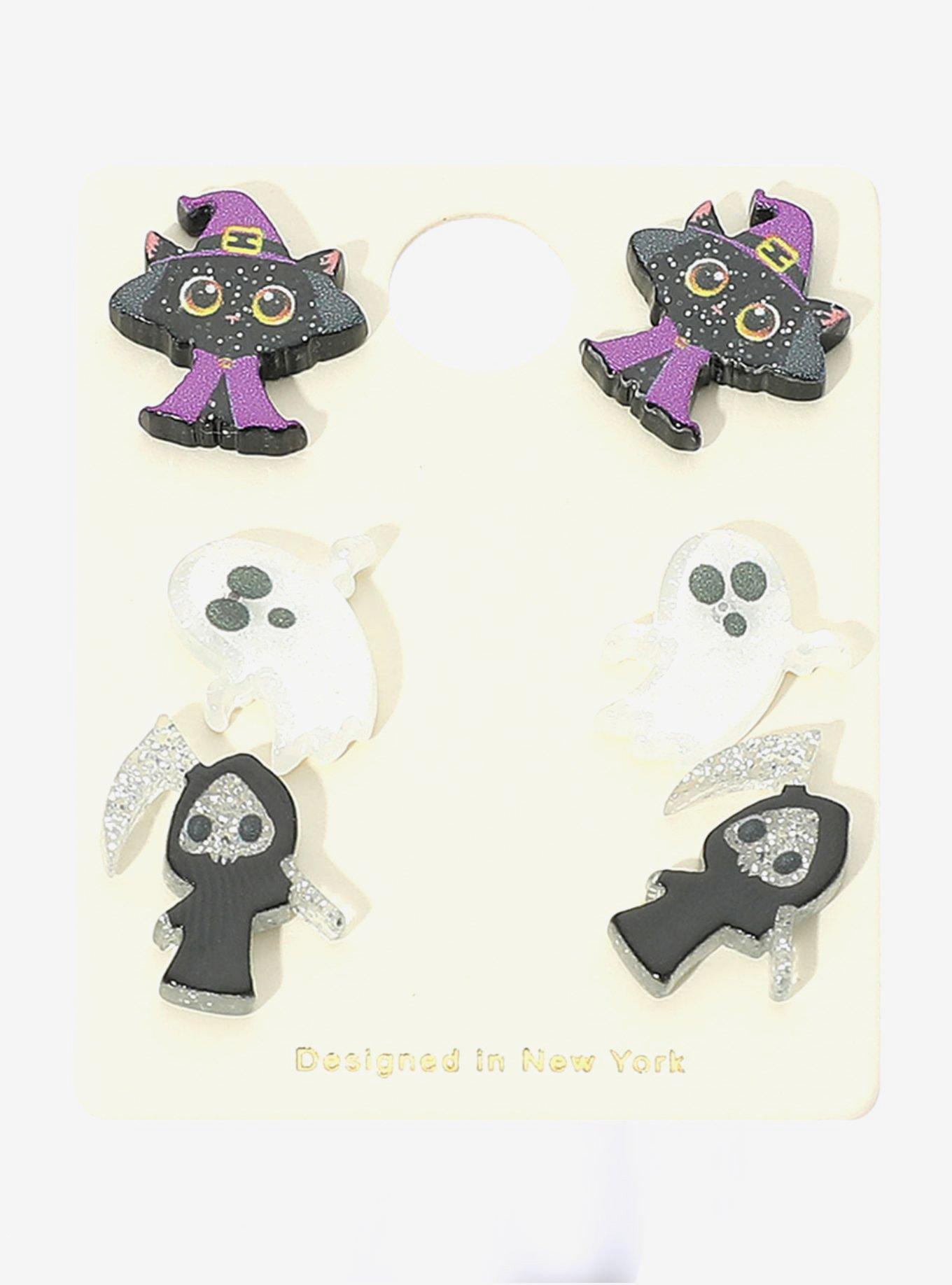 Halloween 3 Pack Earrings Set, , hi-res
