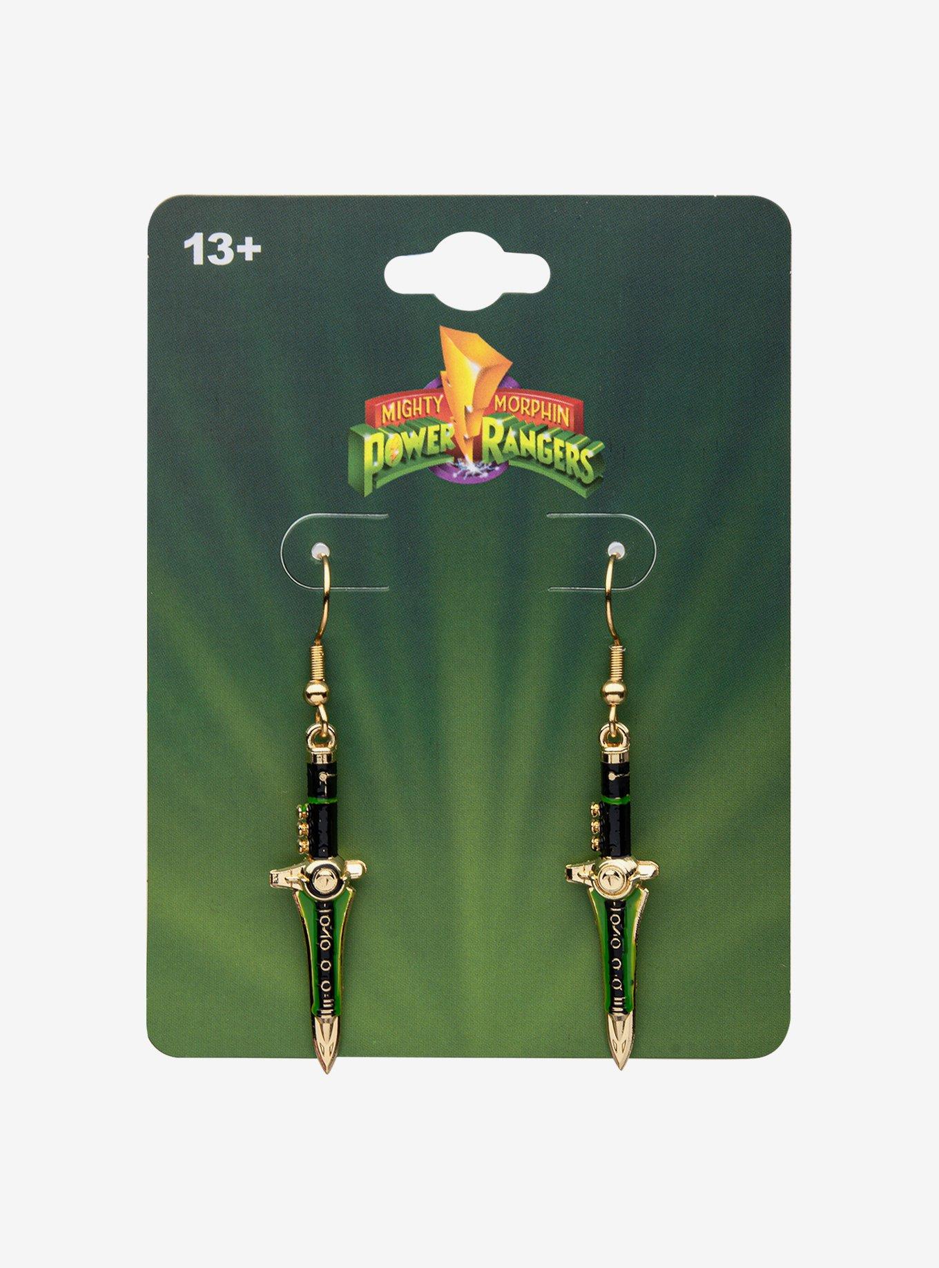 Mighty Morphin Power Rangers Dragon Dagger Drop Earrings, , hi-res