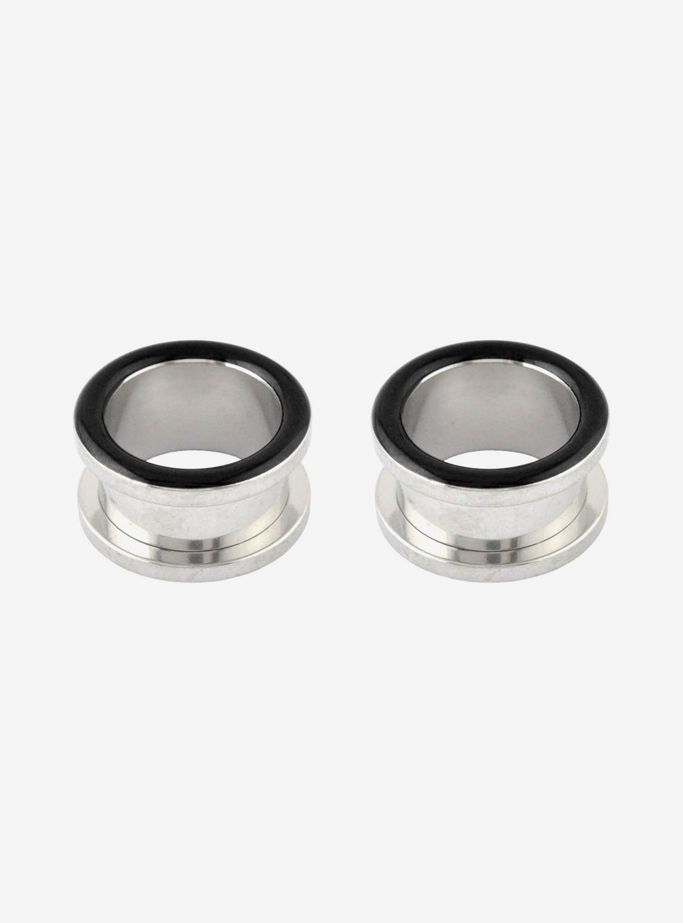 Steel Silver & Silicone Plug 2 Pack, , hi-res