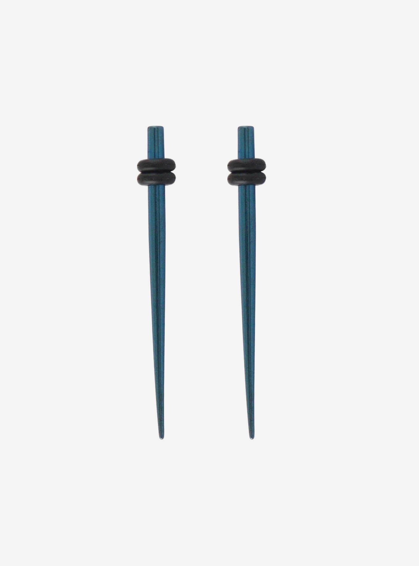 Steel Dark Blue Taper Plug 2 Pack, , hi-res