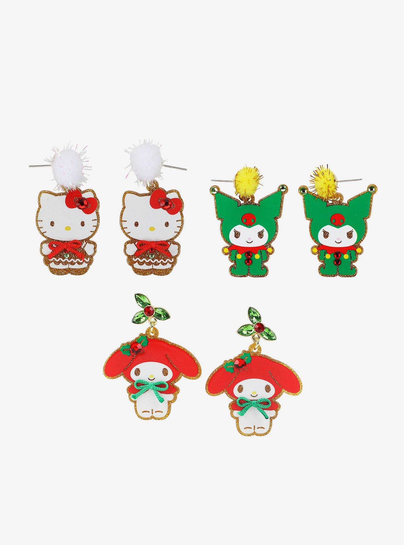 Hello Kitty And Friends Holiday Earring Set, , hi-res