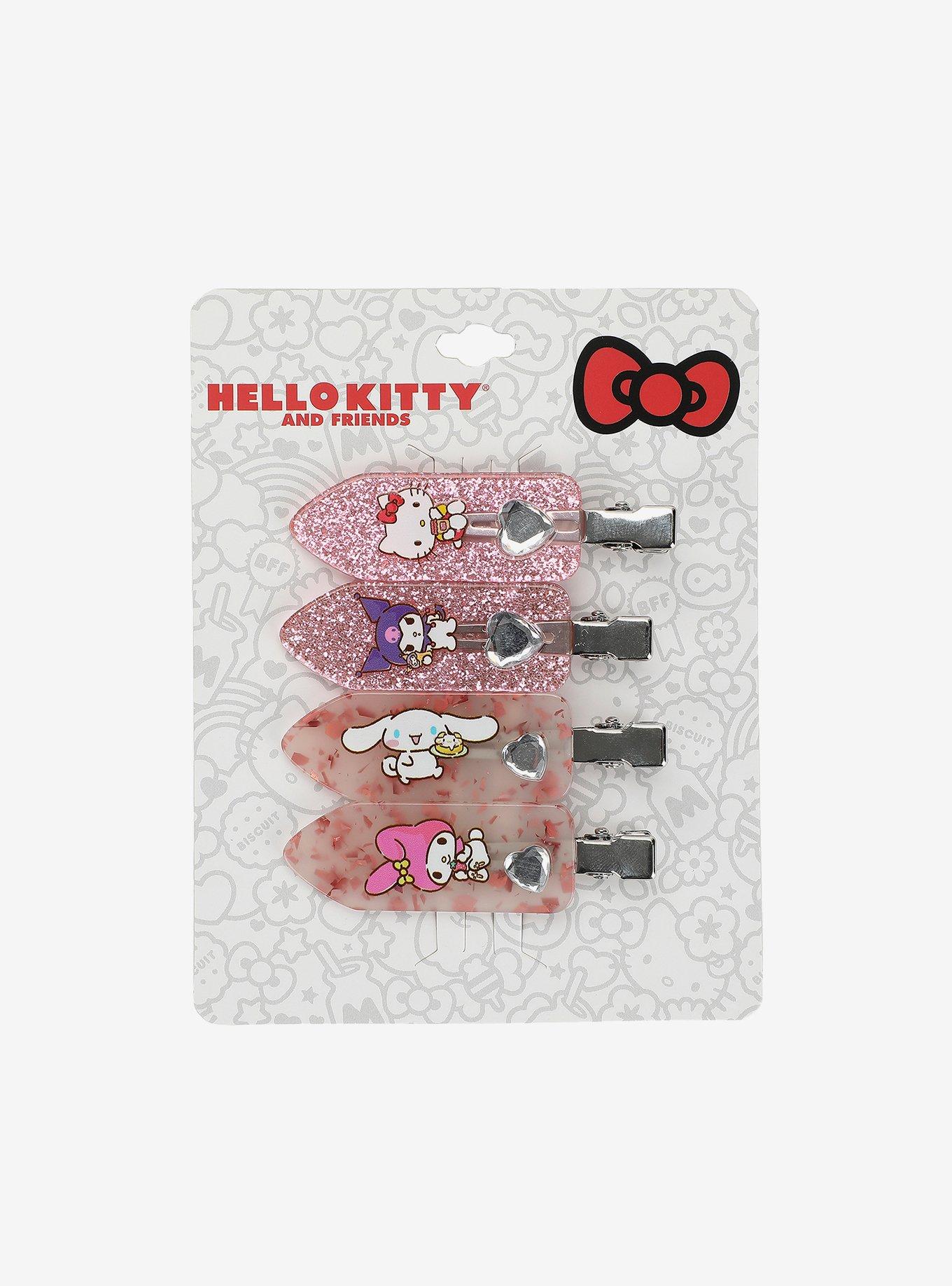 Hello Kitty And Friends Crease-Free Hair Clip Set, , hi-res