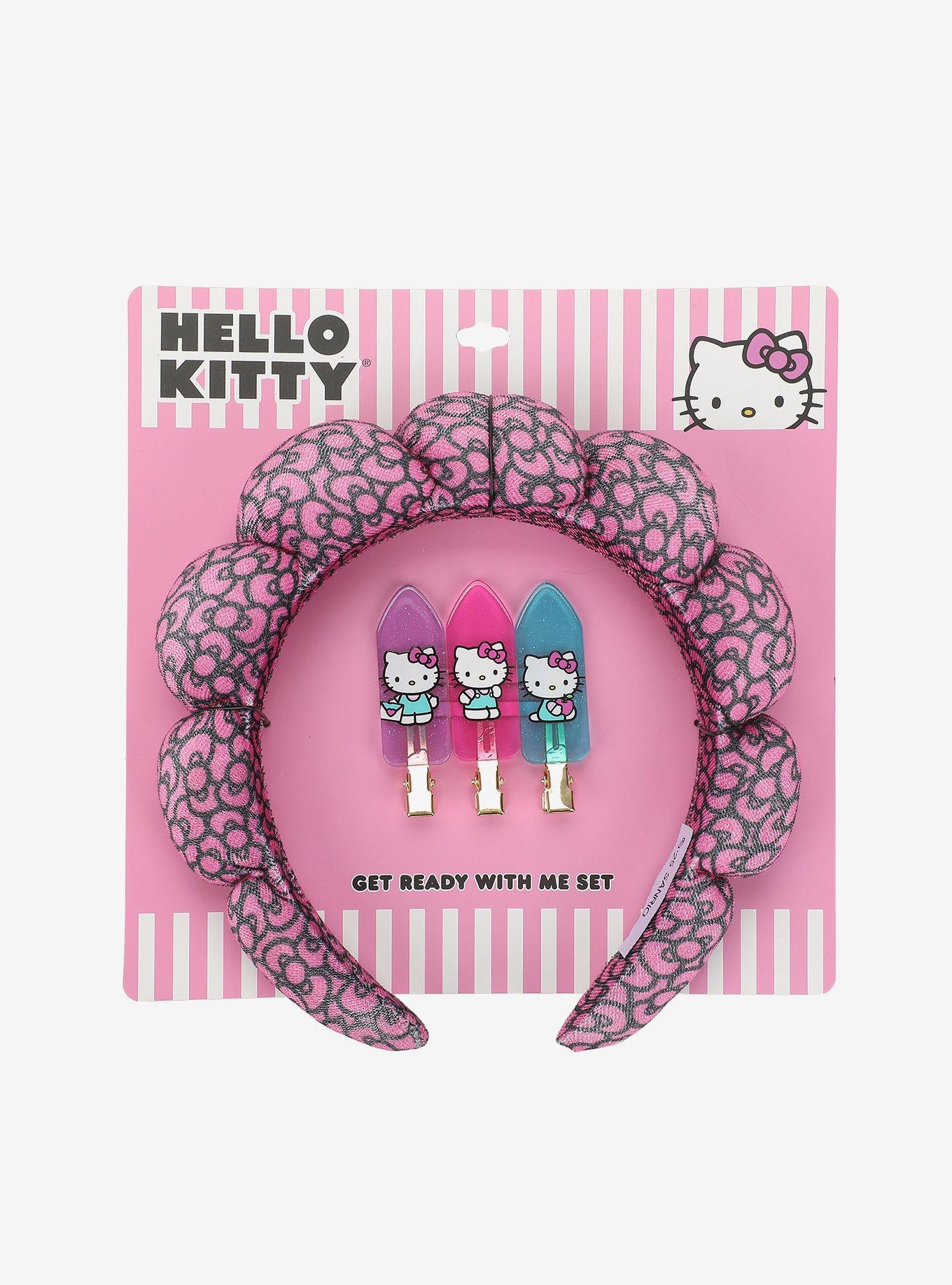 Hello Kitty Headband & Hair Clip Set, , hi-res