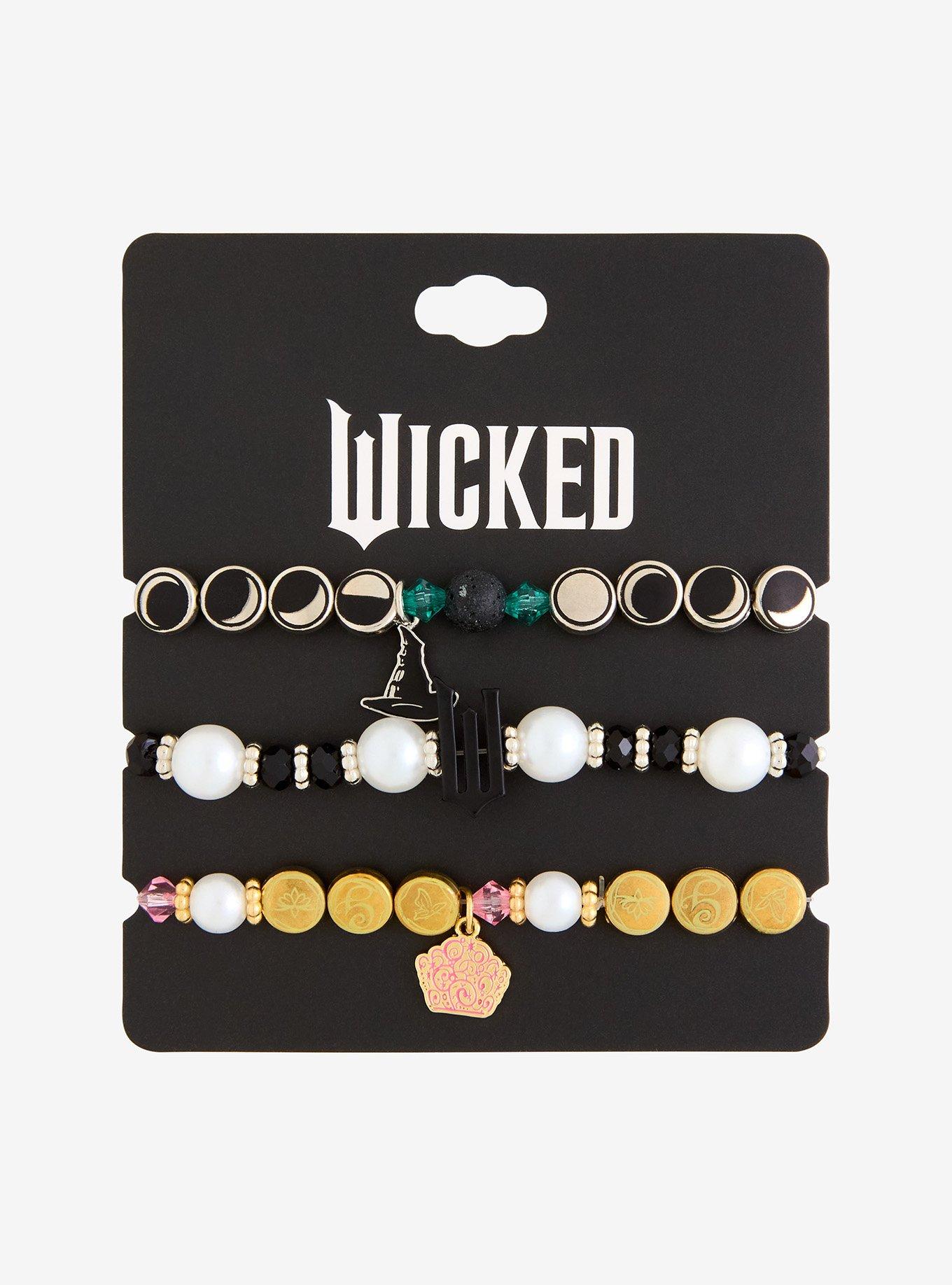 Wicked Elphaba & Glinda Bead Bracelet Set, , hi-res