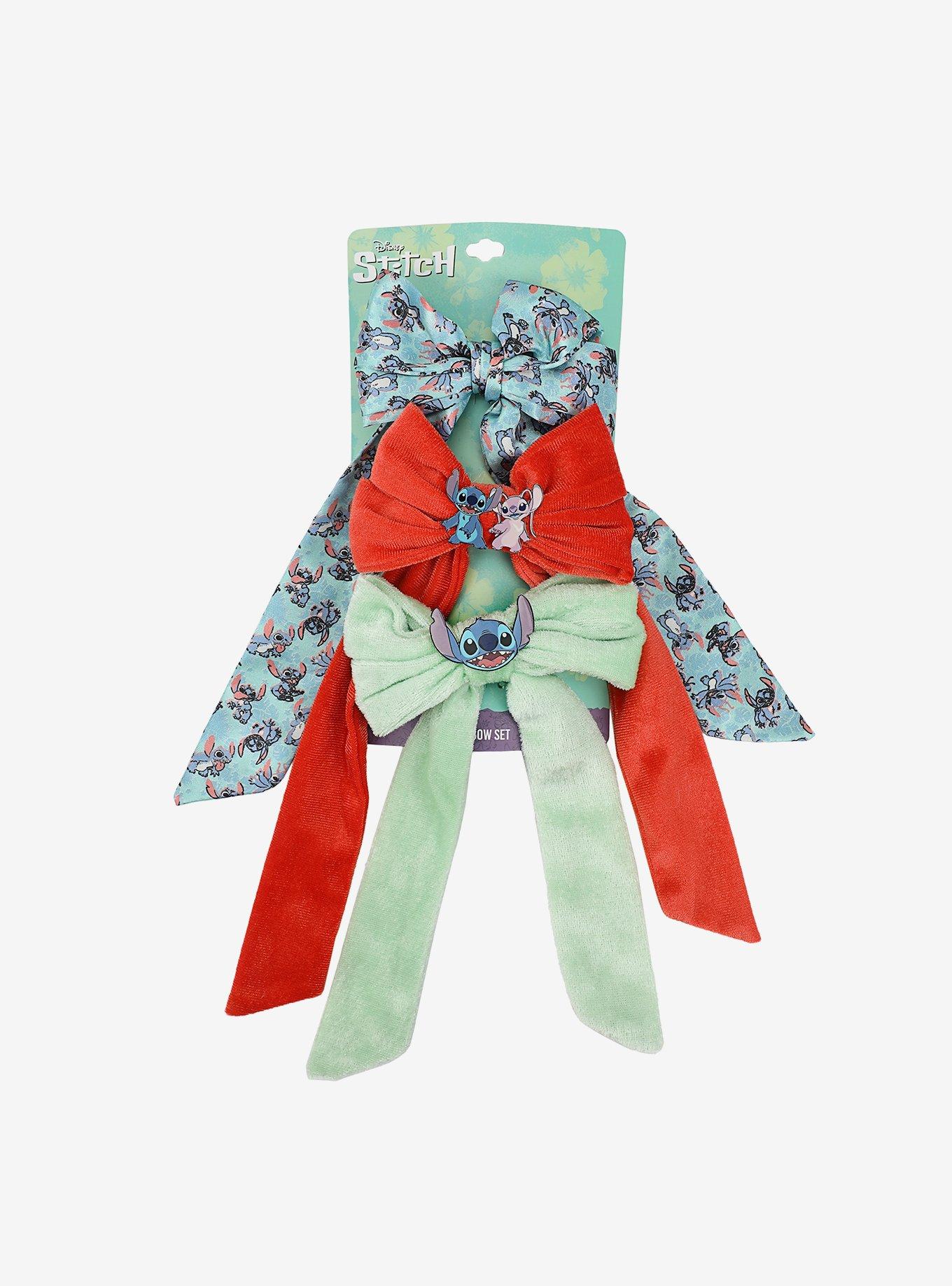 Disney Stitch Hair Bow Set, , hi-res