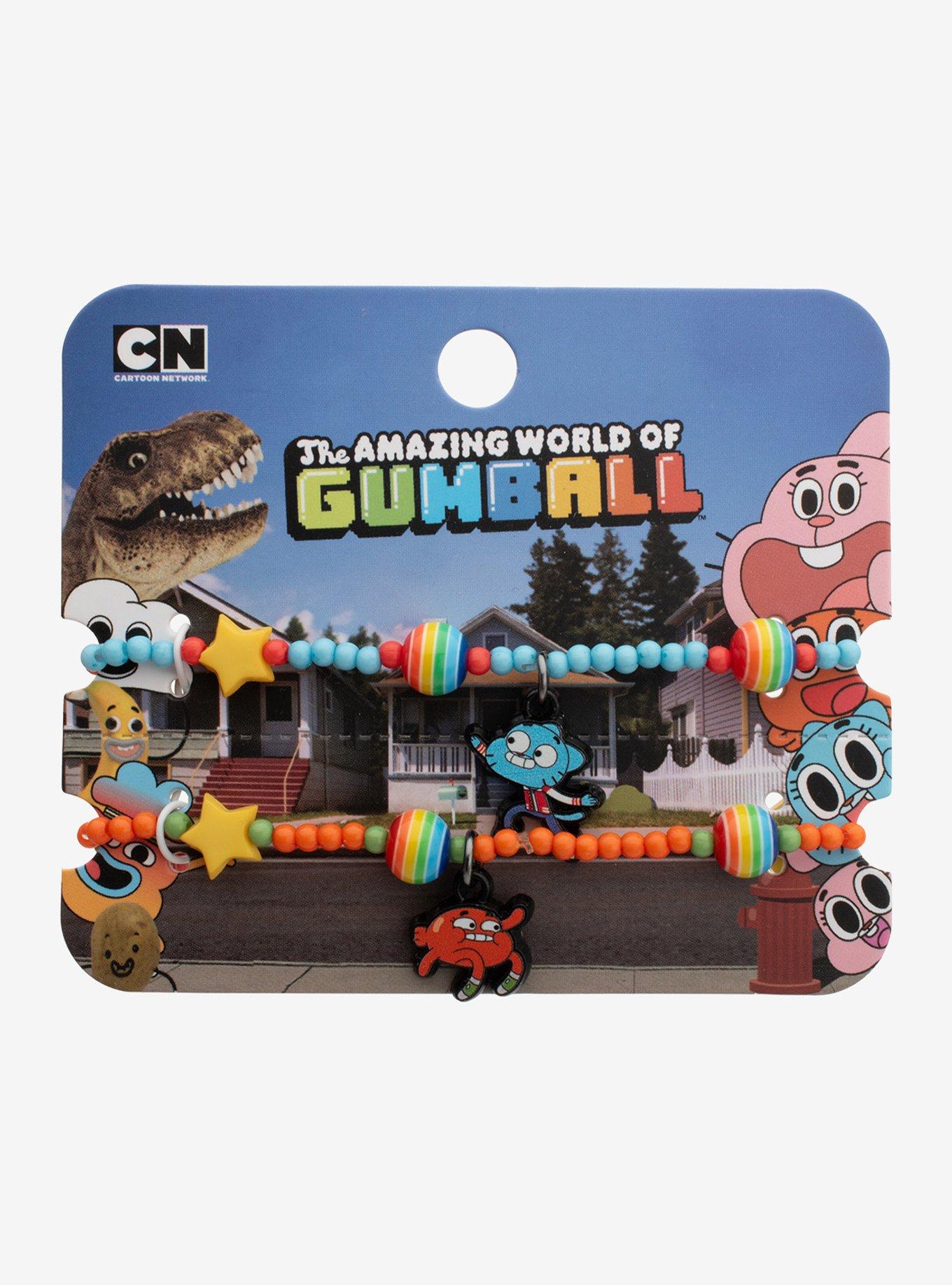 The Amazing World Of Gumball Darwin & Gumball Best Friend Bead Bracelet Set, , hi-res