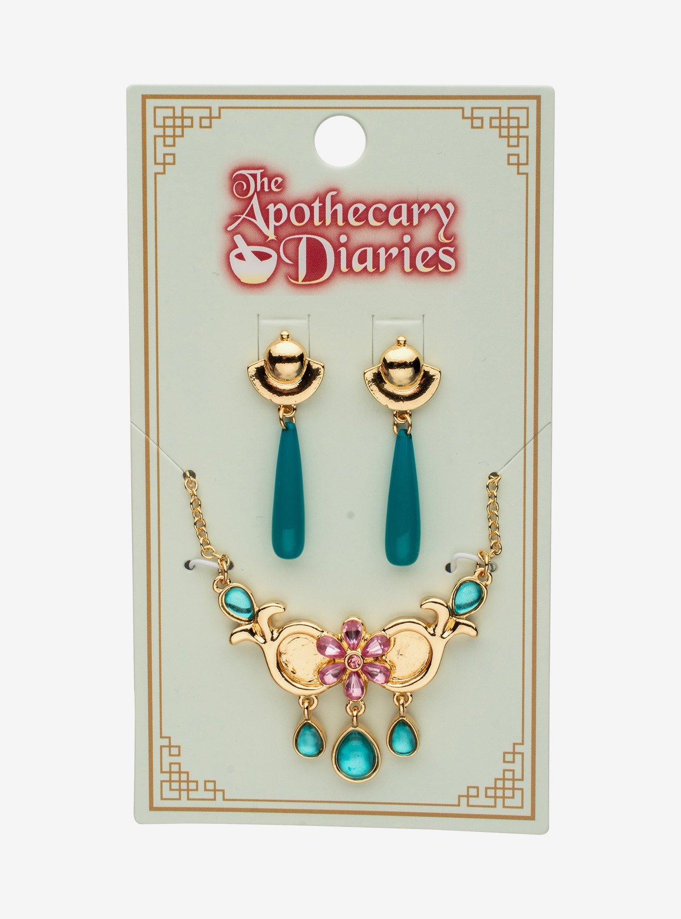 The Apothecary Diaries Maomao Garden Party Necklace & Earring Set, , hi-res
