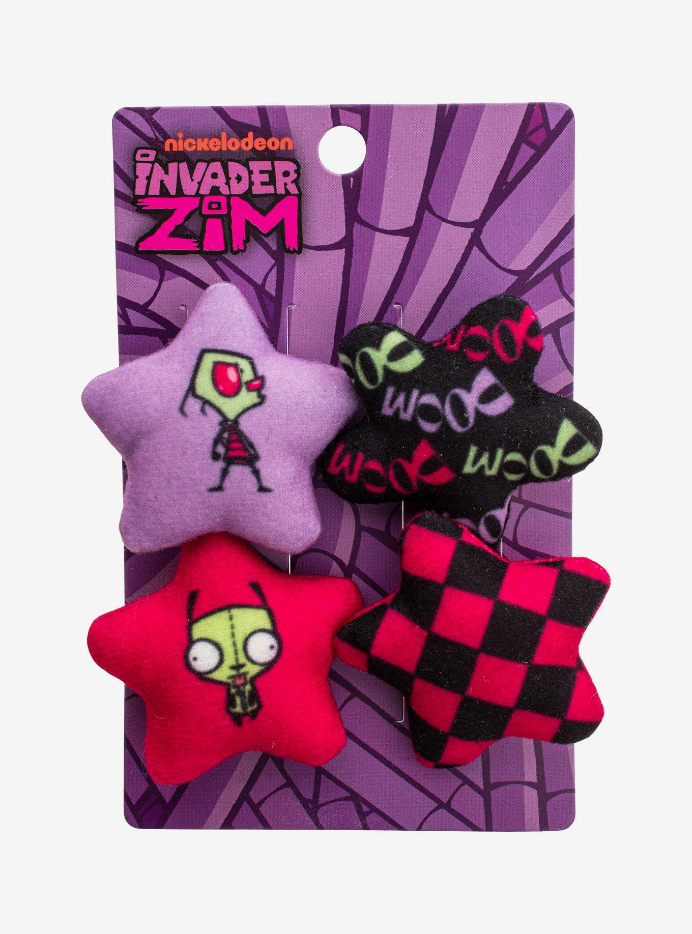 Invader Zim Star Plush Hair Clip Set, , hi-res