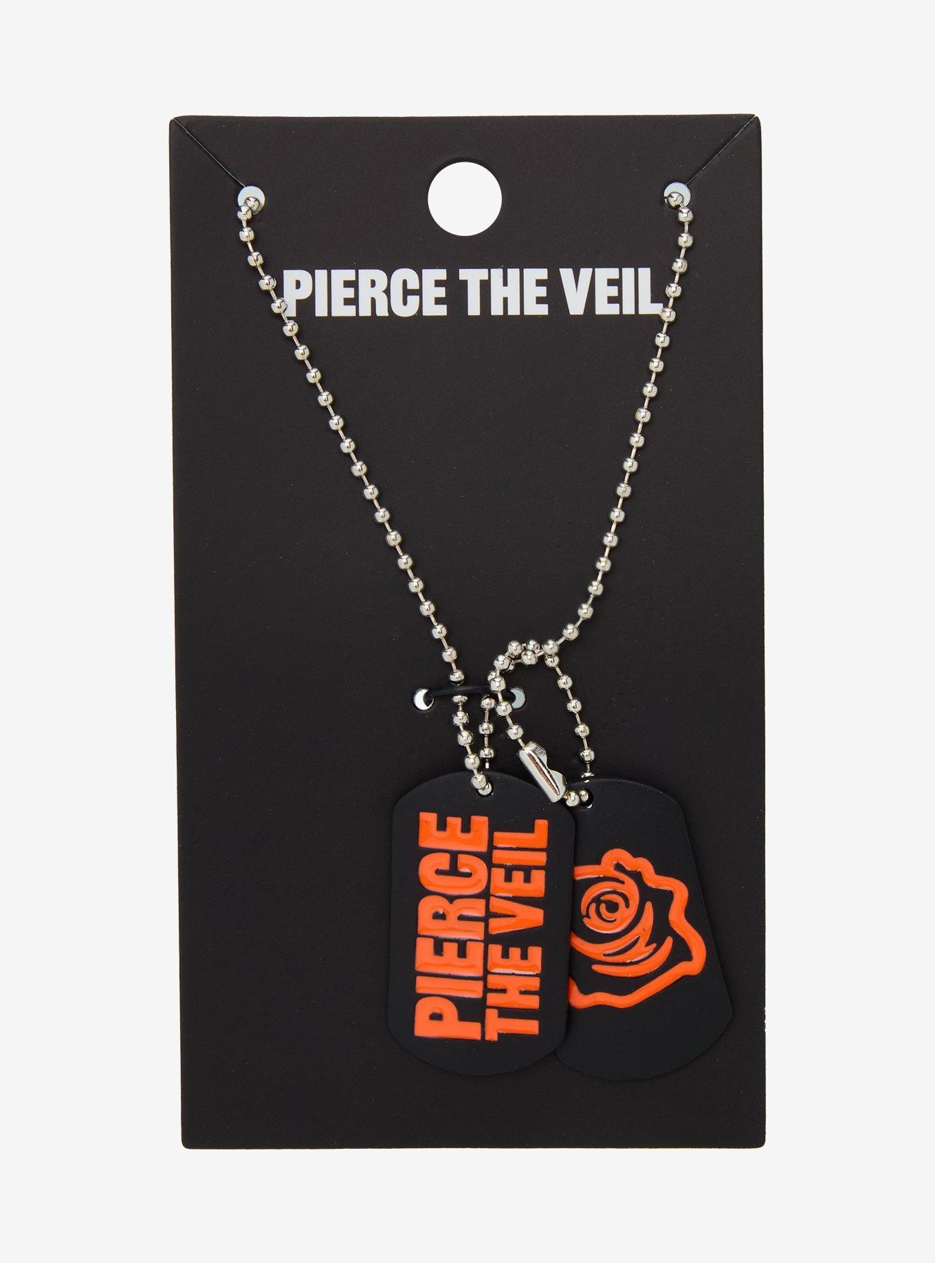 Pierce The Veil Icons Dog Tag Necklace, , hi-res