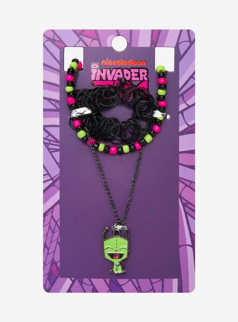 Invader Zim GIR Necklace Set | Hot Topic