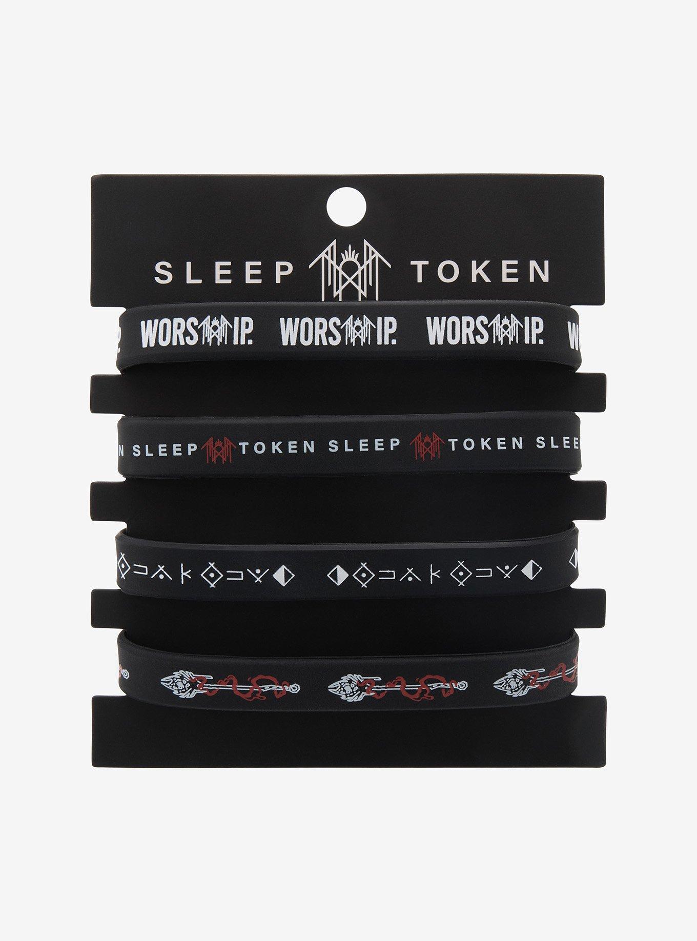 Sleep Token Rubber Bracelet Set, , hi-res