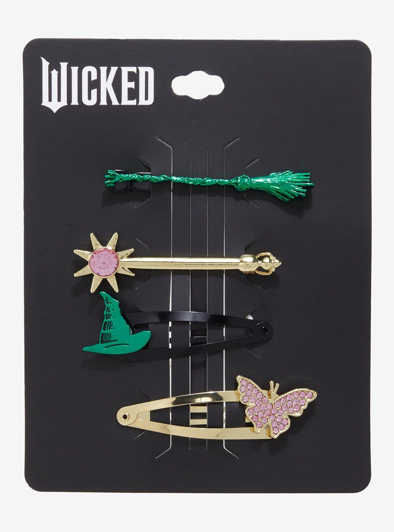 Wicked Elphaba & Glinda Hair Clip Set, , hi-res