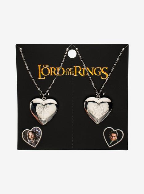 The Lord Of The Rings Aragorn & Legolas Locket Necklace Set | Hot Topic