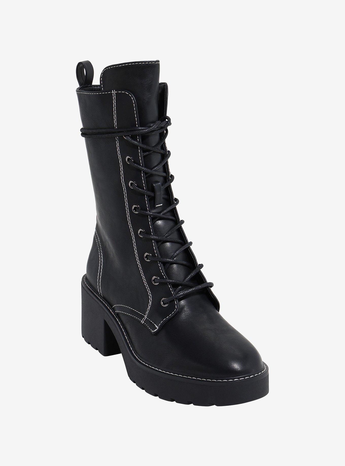 Chinese Laundry Black Harker Heel Boots, , hi-res