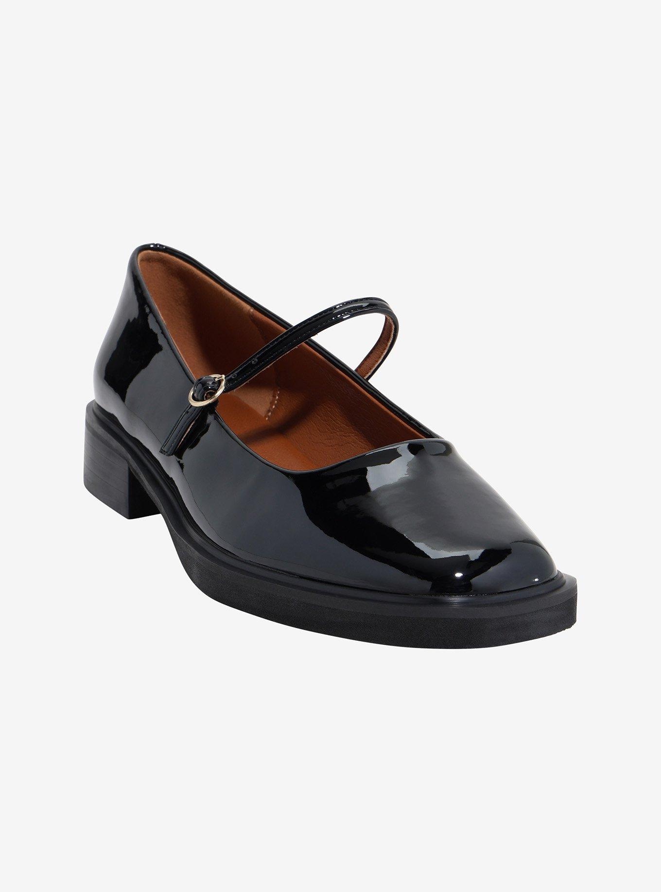 Chinese Laundry Shiny Black Mary Janes, , hi-res