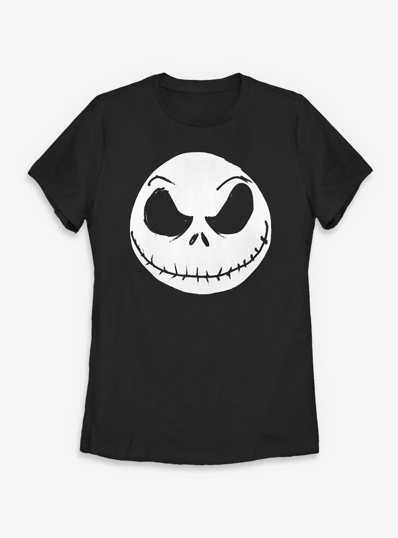 Disney The Nightmare Before Christmas Big Face Jack Womens T-Shirt, , hi-res