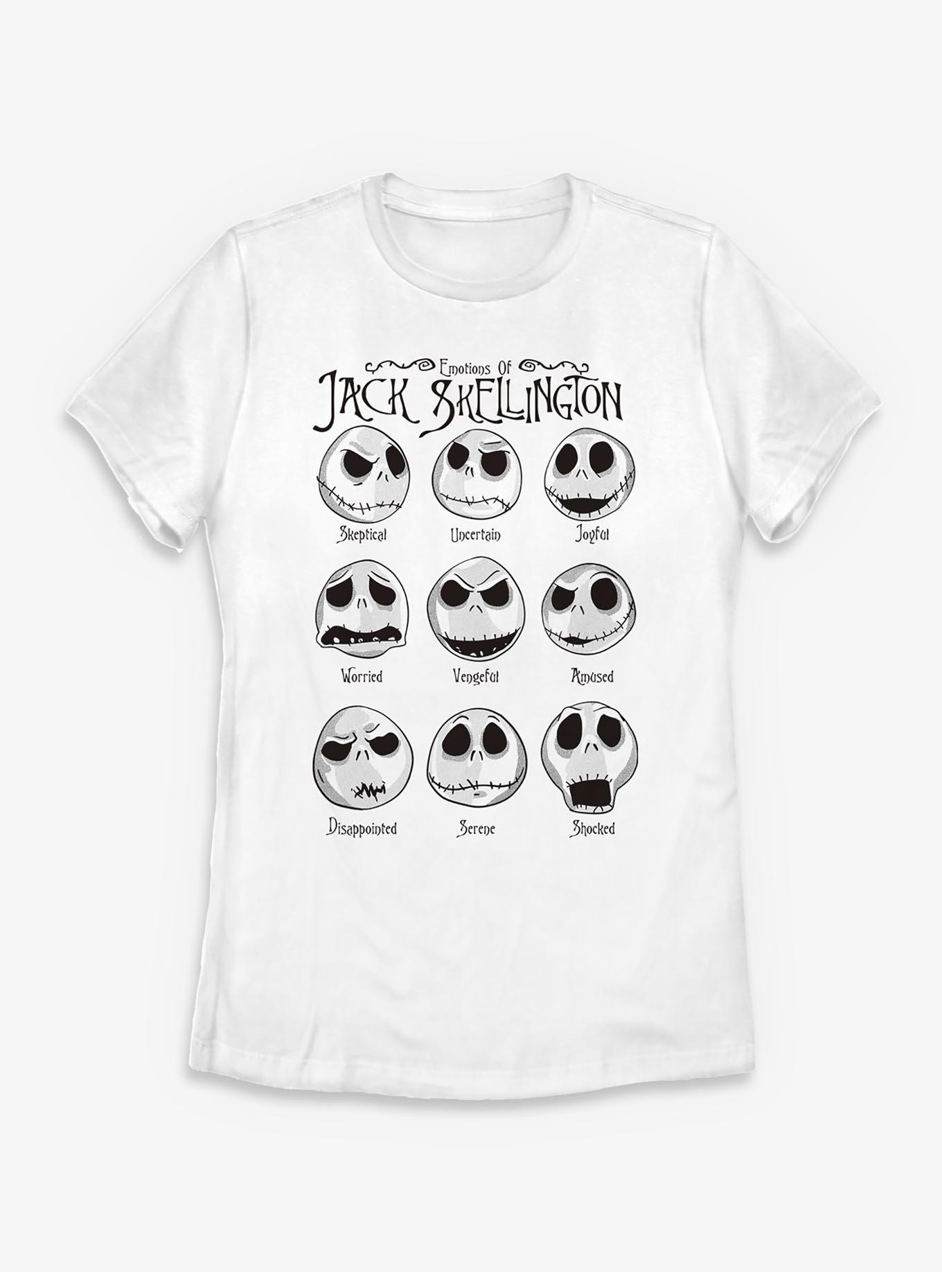 Disney The Nightmare Before Christmas Jack Emotions Womens T-Shirt, , hi-res