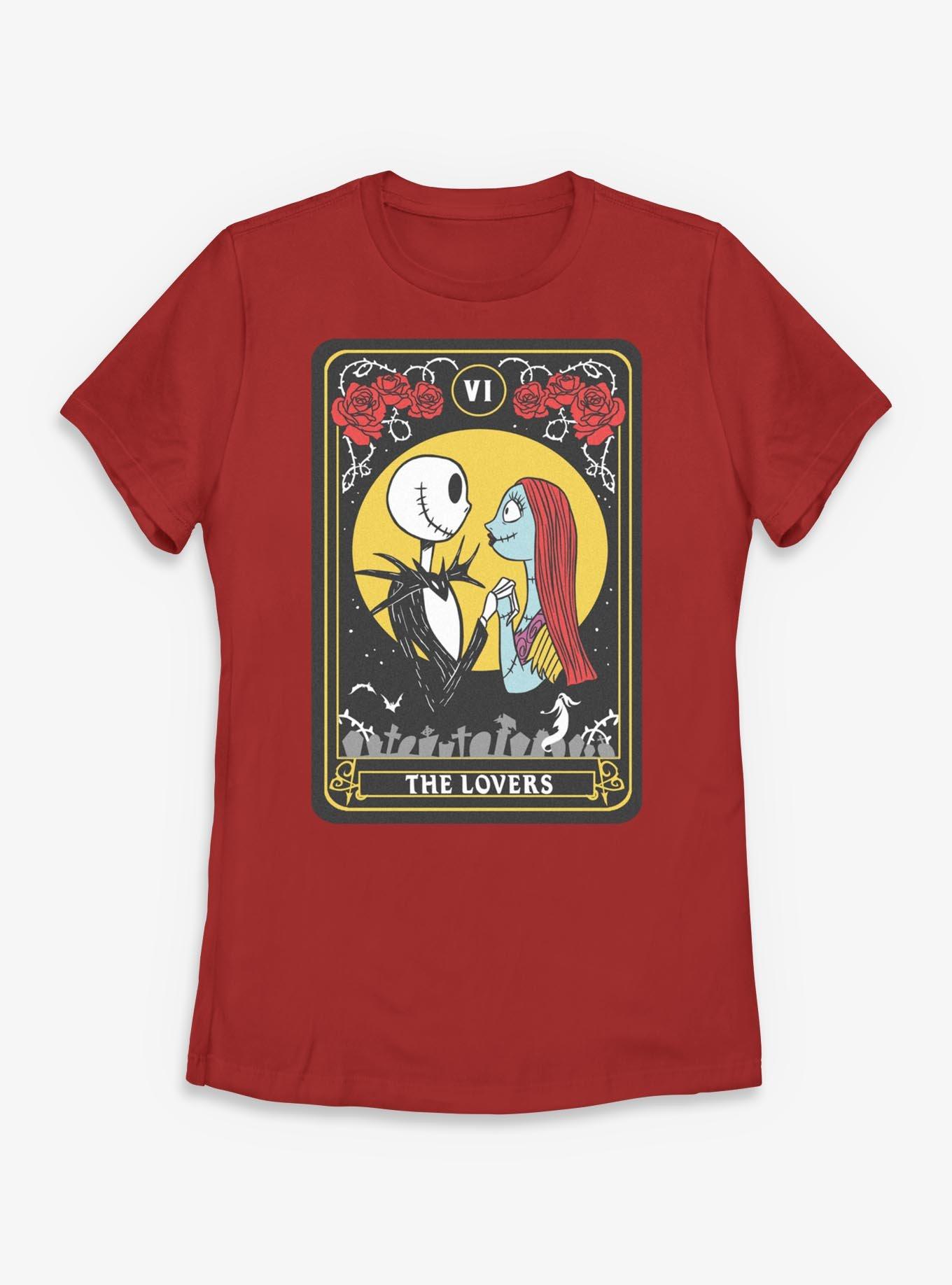 Disney The Nightmare Before Christmas Lovers Tarot Womens T-Shirt, , hi-res