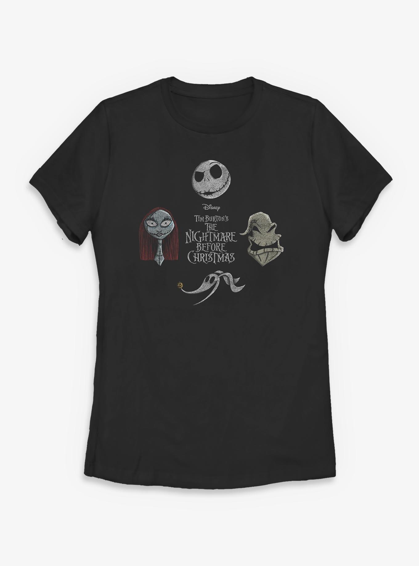 Disney The Nightmare Before Christmas Heads Up Womens T-Shirt, , hi-res