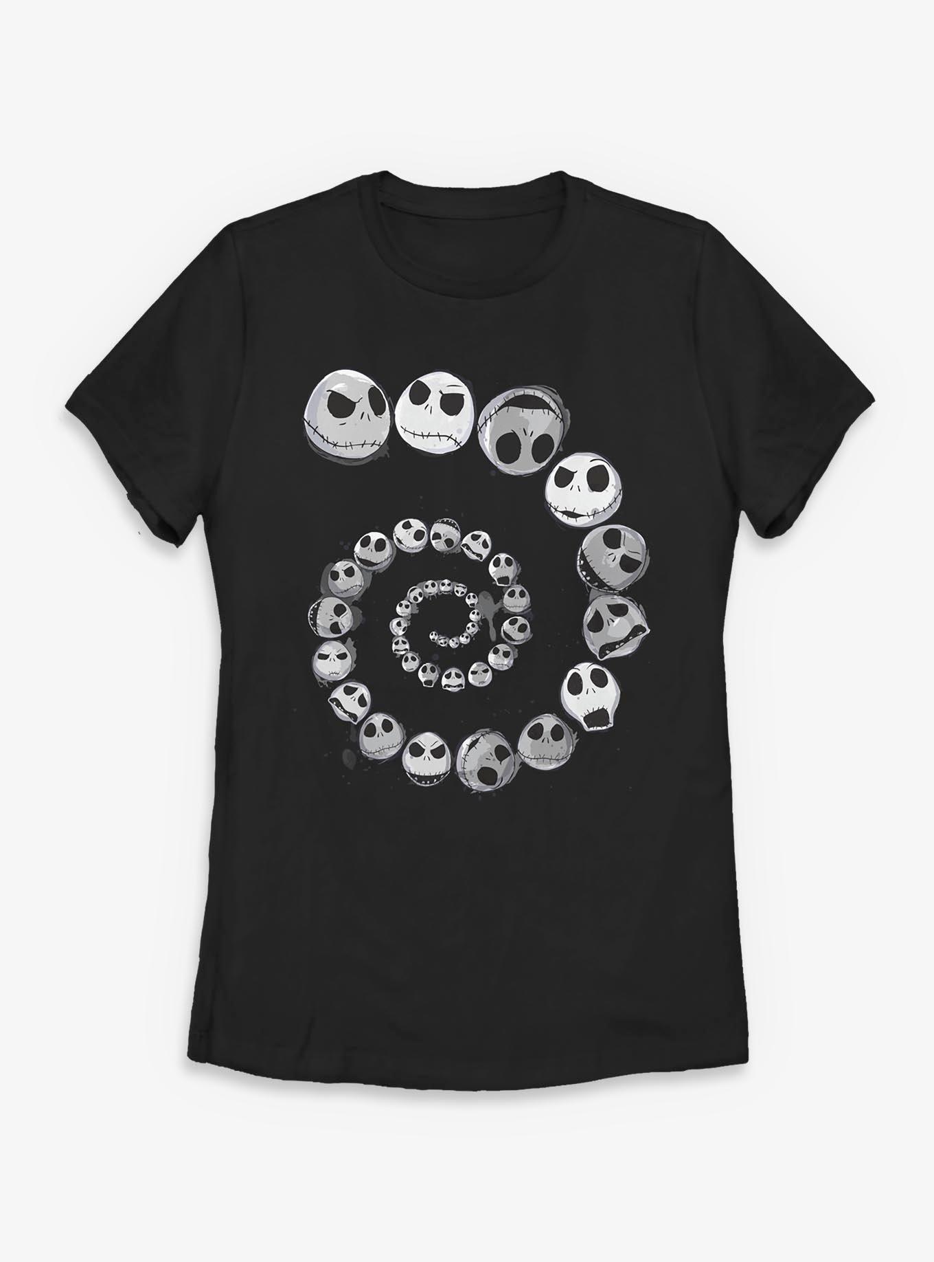 Disney The Nightmare Before Christmas Jack Emotions Spiral Womens T-Shirt, , hi-res