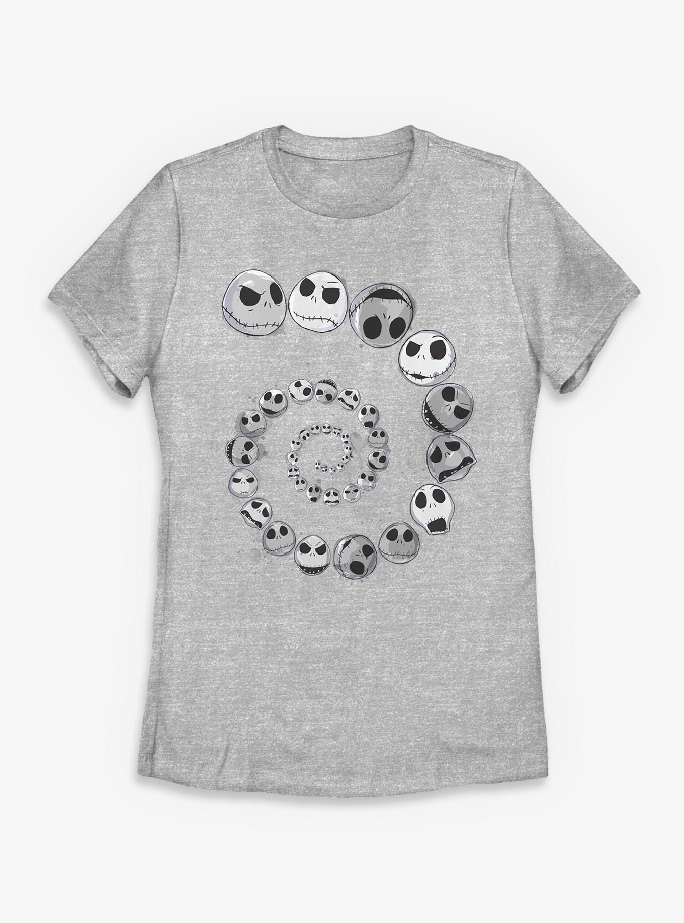 Disney The Nightmare Before Christmas Jack Emotions Spiral Womens T-Shirt, , hi-res