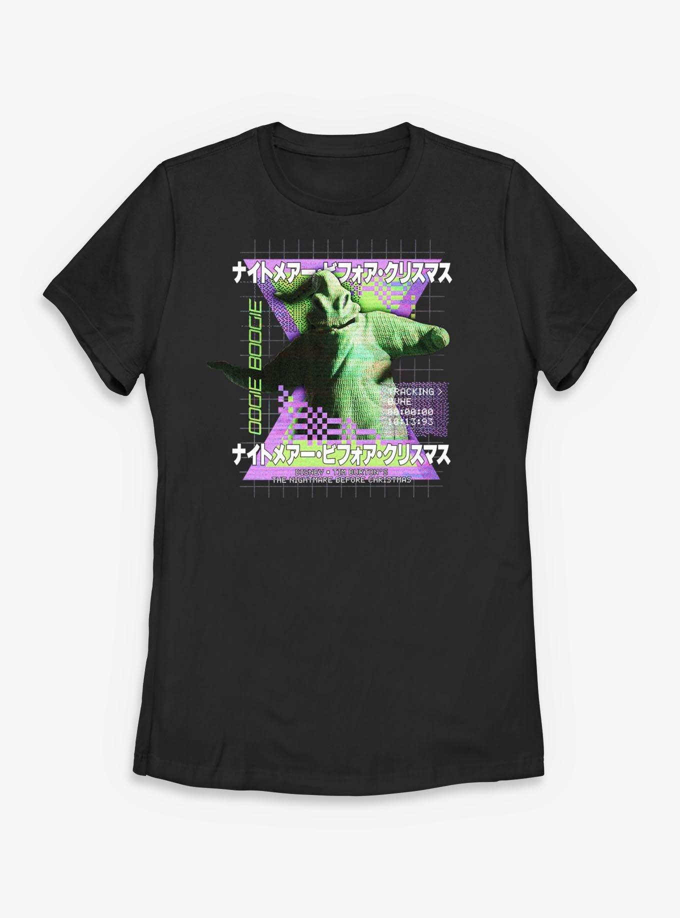 Disney The Nightmare Before Christmas Vaporwave Oogie Womens T-Shirt, , hi-res